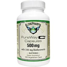 Pureway-C 500 Mg W/Bioflavonoids, Veg Caps.