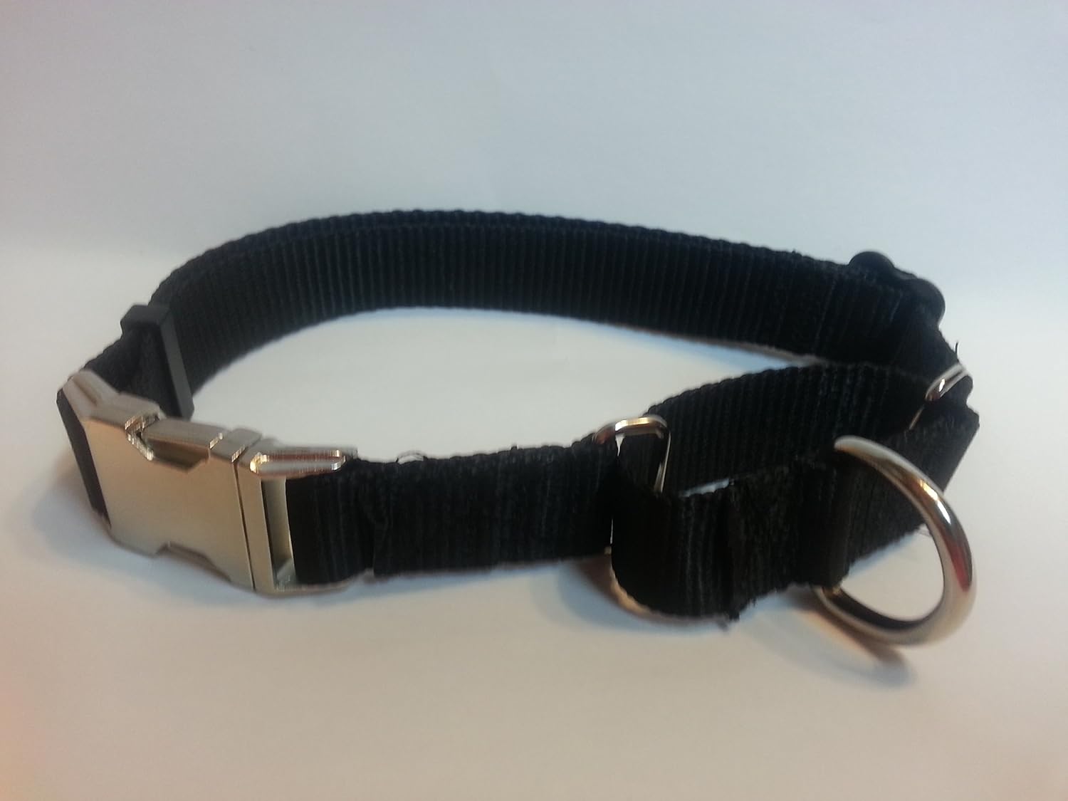 Martingale collar with metal buckle Clearance