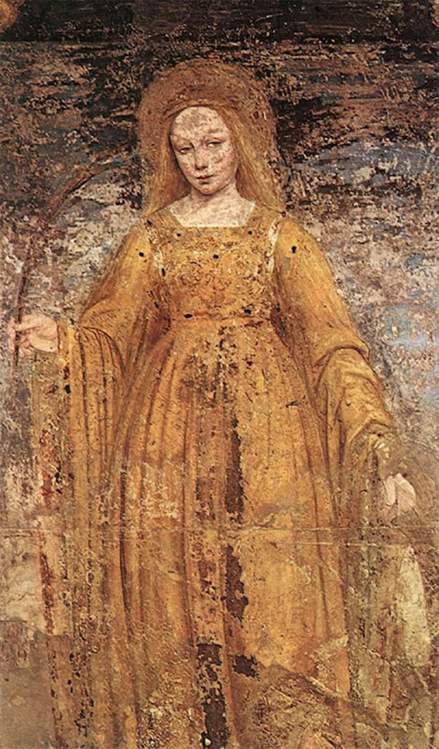 ARTXLXXBN Famous Prints Artwork Pictures Poster Painting Art St Catherine of Alexandria by Ambrogio Borgognone Artwork Landscape Pictures for Home Decor 60x90cm