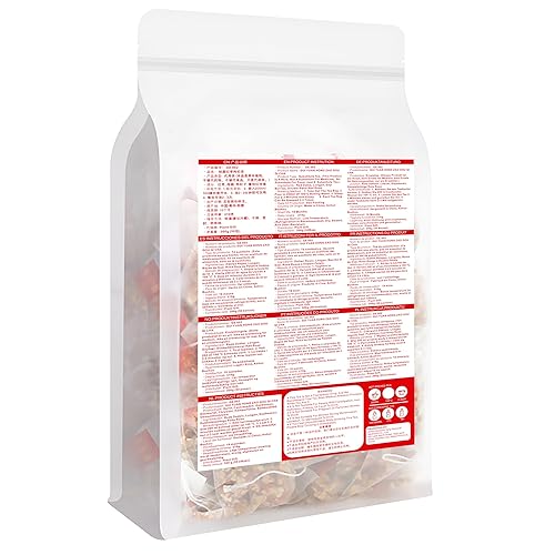 Miniatura 3 de Plant Gift Longan Goji Berry - Bolsas de té de 10.58 onzas (0.21 oz* 50 bolsas), Longan, Wolfberry, rosa, Hongzao Chinese Pure Nature, té mixto para