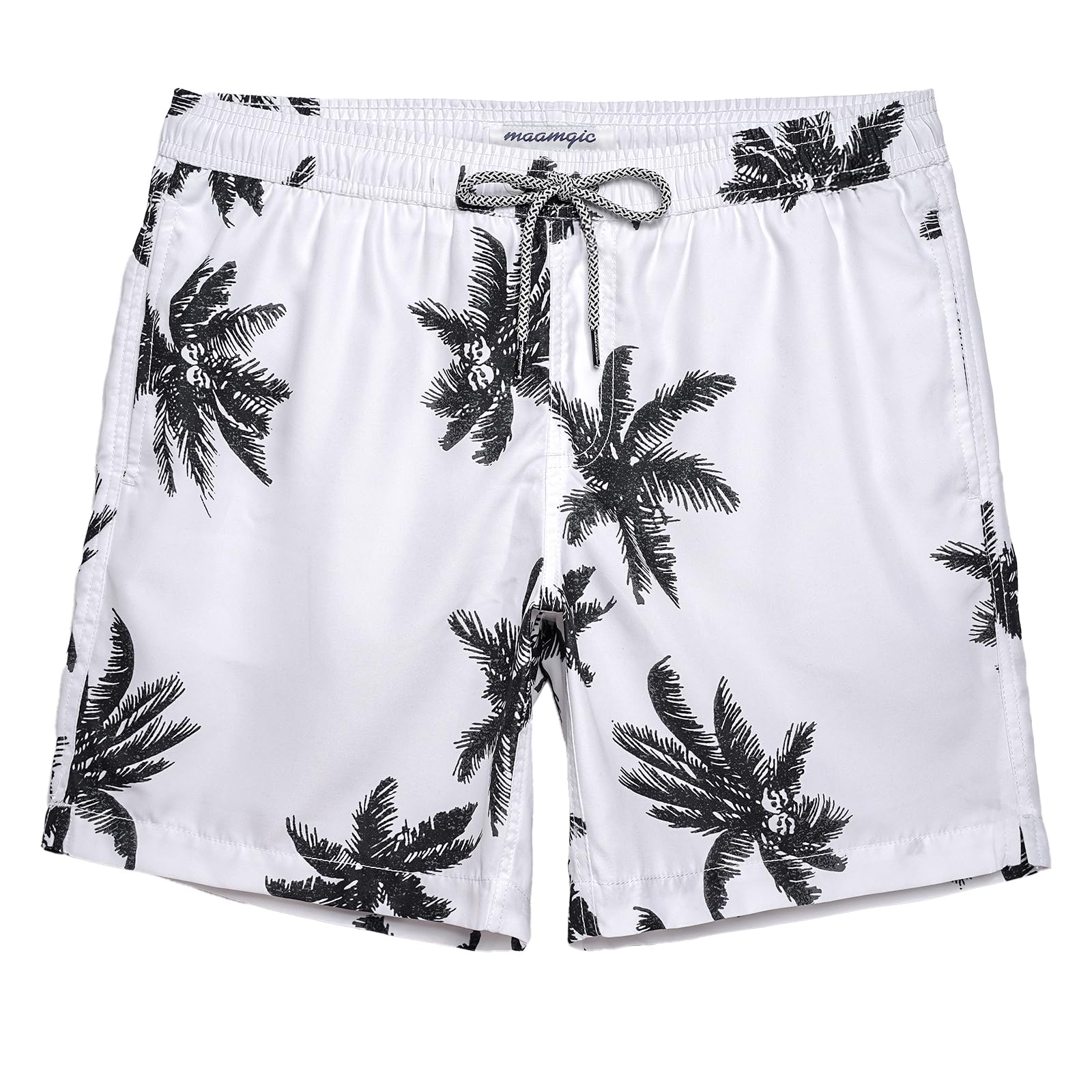maamgic Mens Slim Fit Swim Shorts Swim Trunks 7 inch Quick Dry Mens Bathing Suits with Mesh Lining