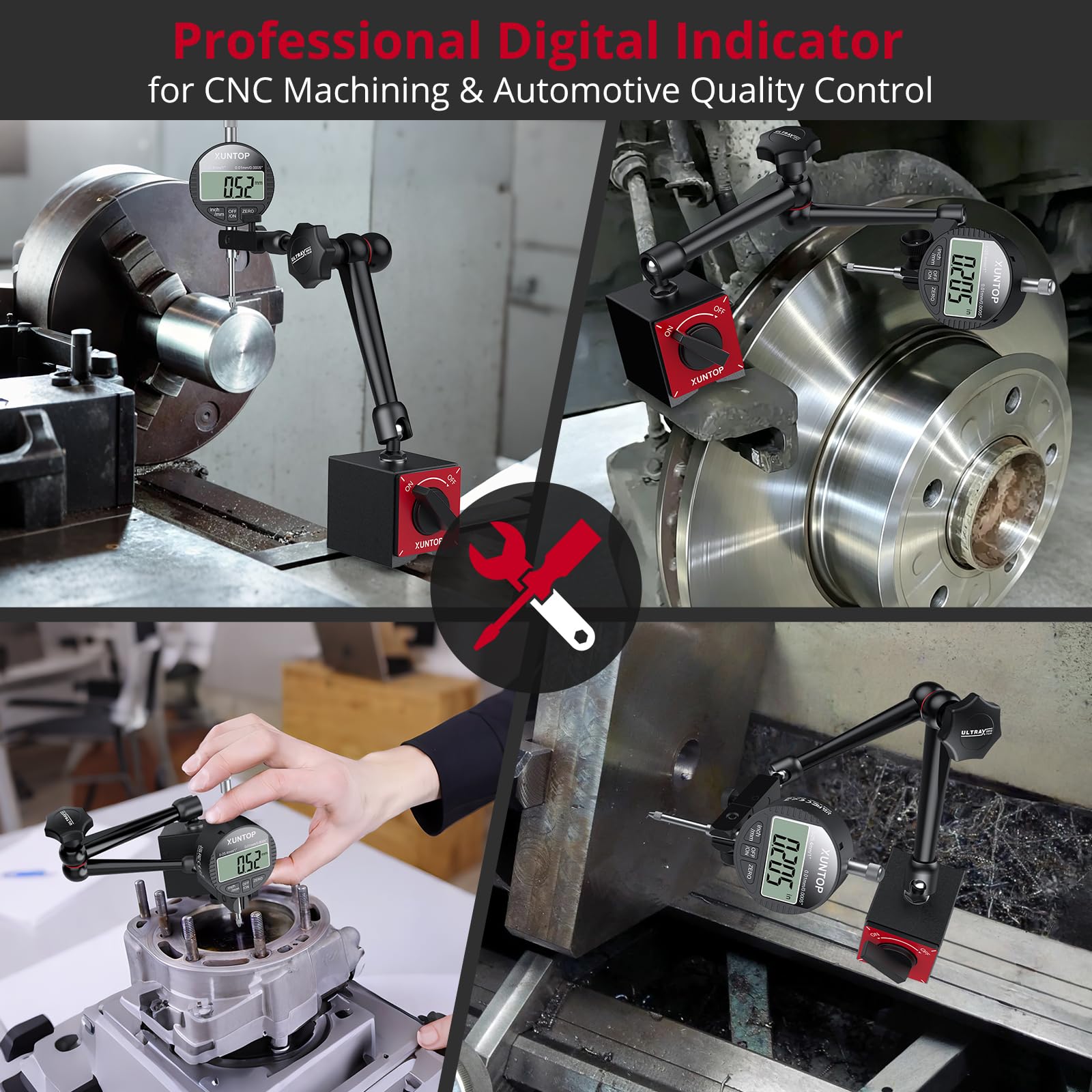 XUNTOP Digital Dial Indicator - Precision Measurement -7