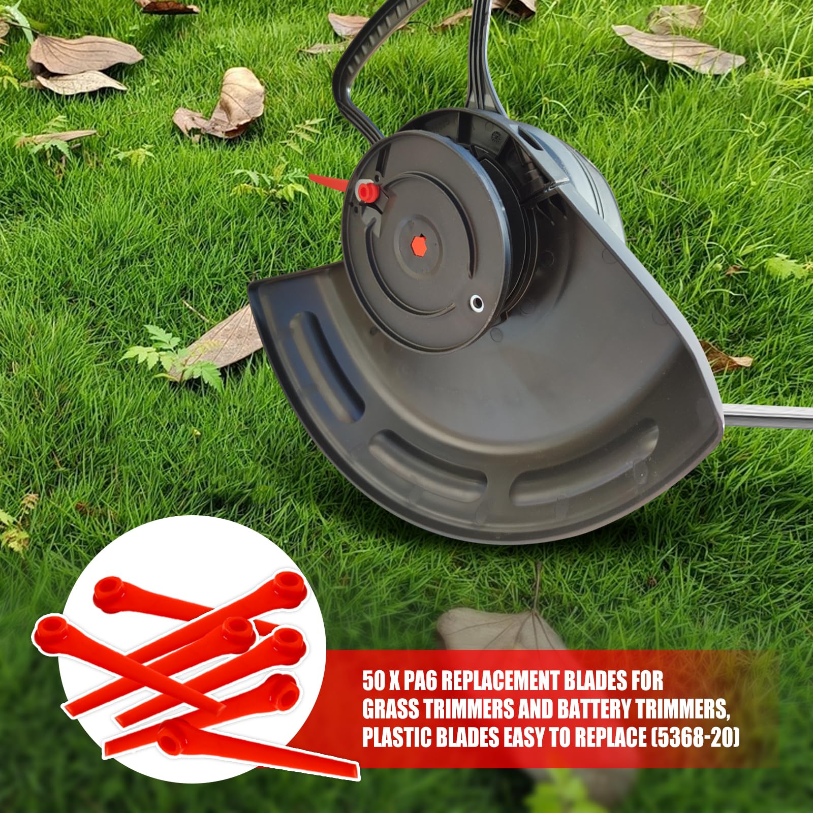 100 Lame Ricambio Per Tagliaerba Gardena - Compatibili Con EasyCut, ComfortCut, AccuCut Modelli - Foto 8