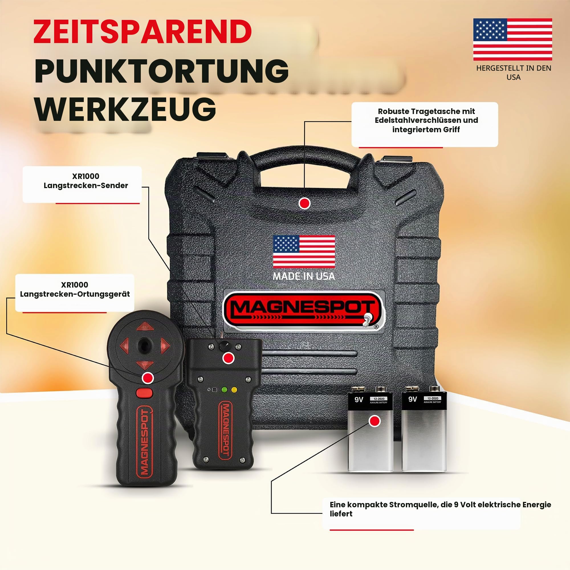 Magnepull XR1000 Magnespot Reference Point Locator Kit