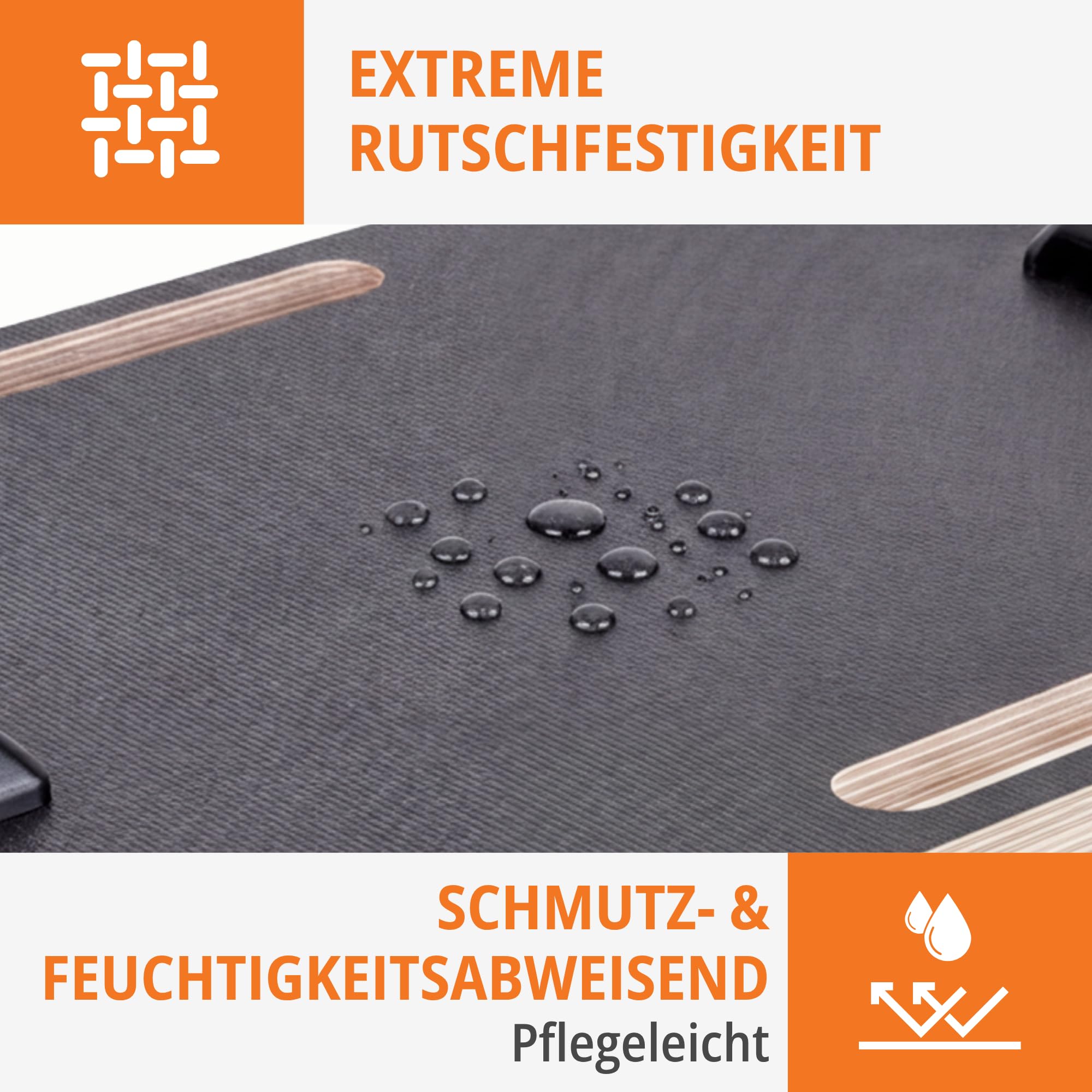 L-BOXX Rollbrett mit Siebdruckplatte – Schwerlast Transportroller für Bosch Sortimo L-BOXX | Rollwagen mit 4 Lenkrollen & Feststellbremse | kompatibel mit L-BOXX System (Siebdruck)