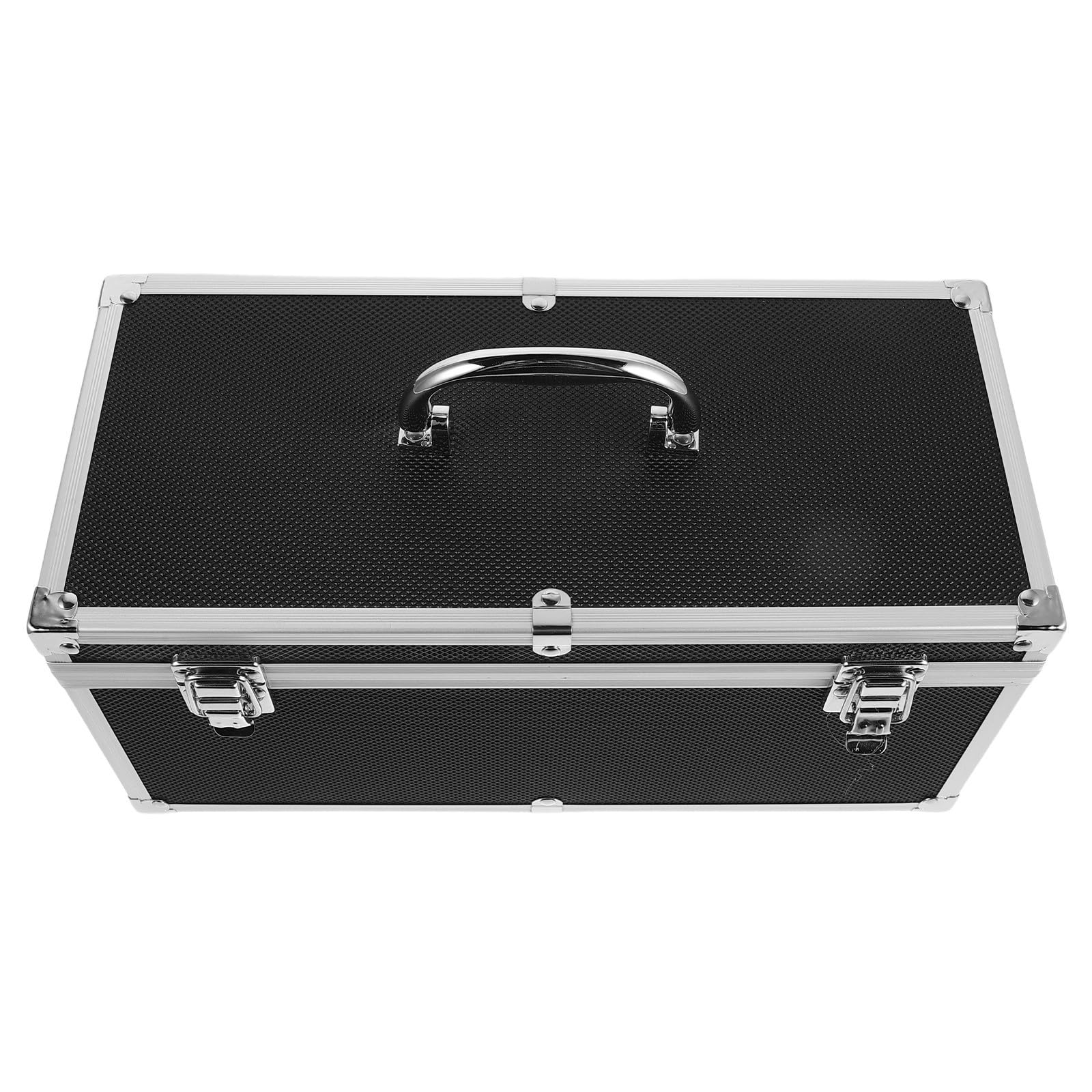 Valise en alliage d'aluminium haute durabilité pour organisation professionnelle noire