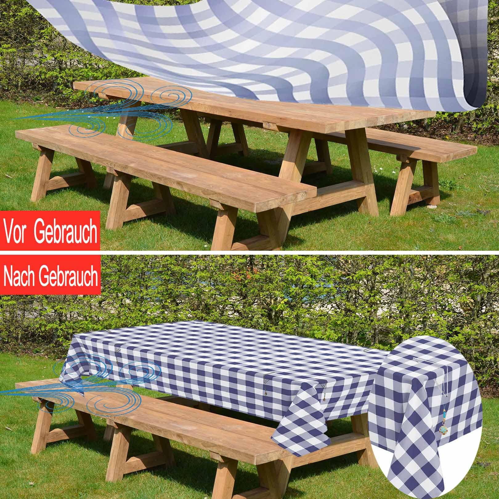 8 Pinces Nappe Extérieur Inox – Attaches Solides Anti-Vent Pour Table Jardin & Mariage