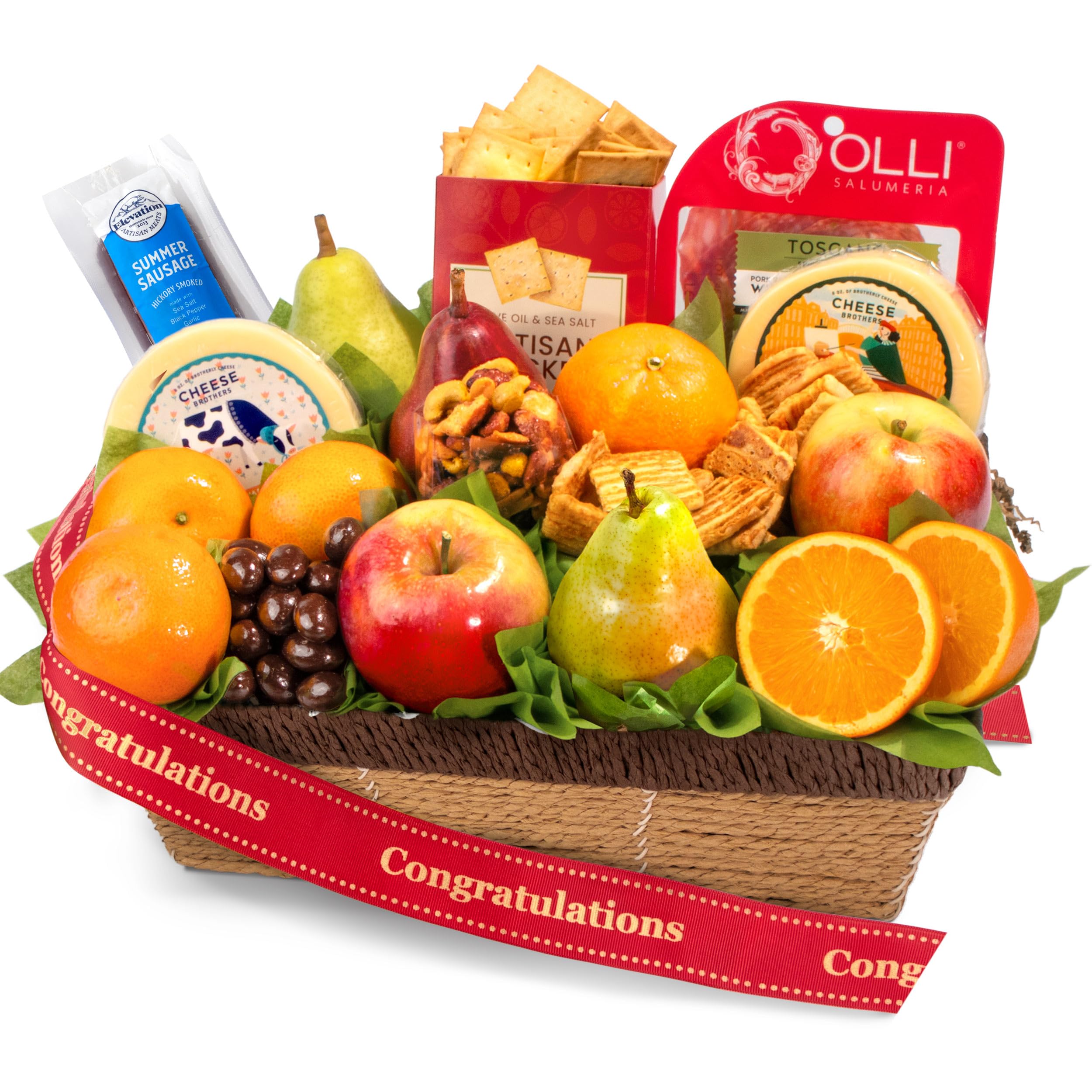 A Gift Inside Congratulations Sweet & Savory Farmstead Gift Basket