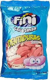 Balas De Gelatina Dentaduras Fini Pacote 500G