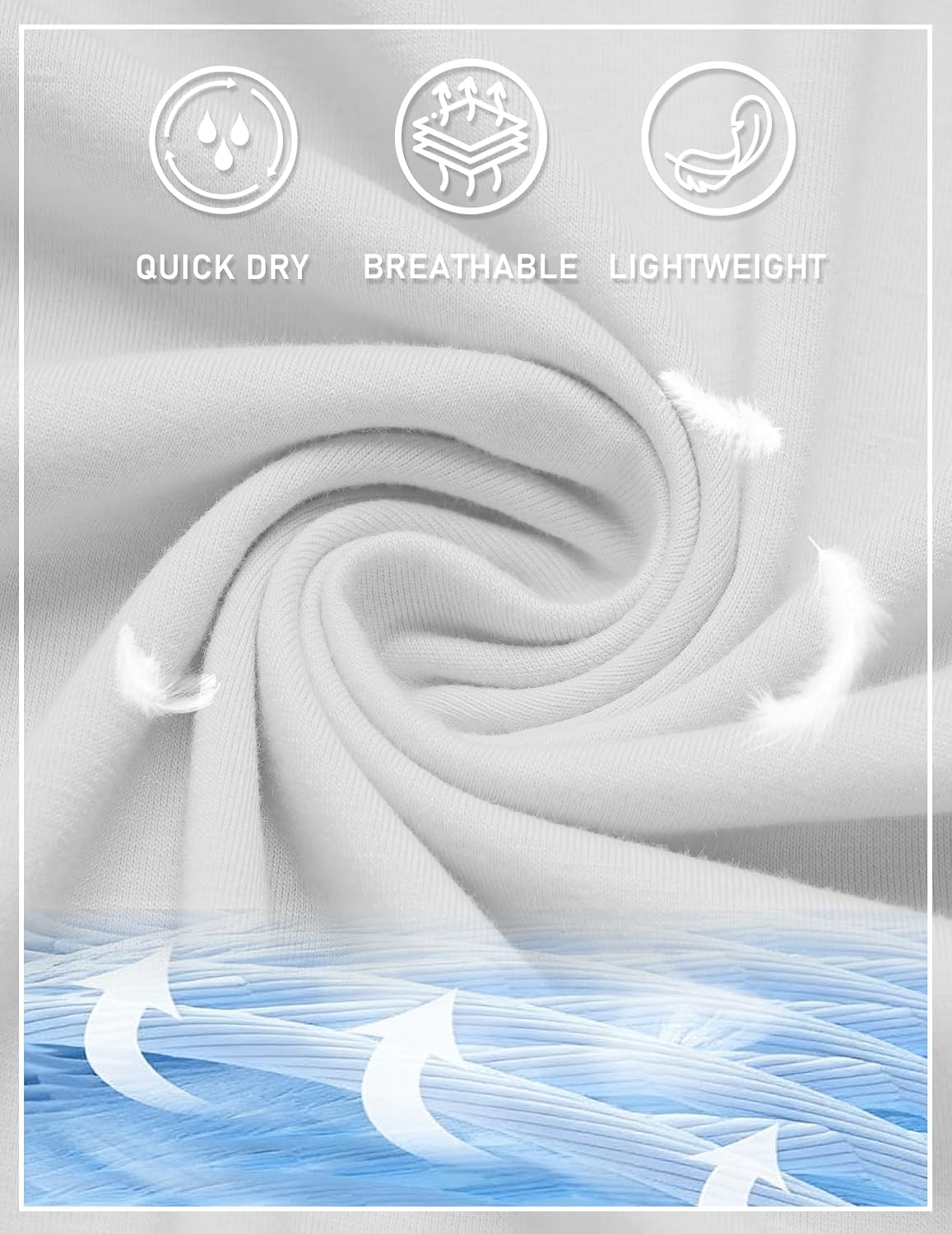 COOFANDY Men's Workout Tank Tops V Neck Sleeveless Shirts Quick Dry Athletic Gym Muscle T Shirt Lightweight Soft Tee - Image 5