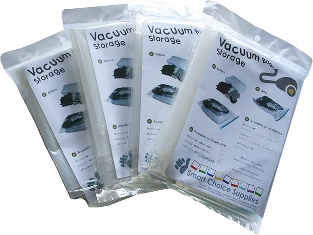 Vacuum Storage Bags, Space Saving Storage Bag, All Duvets Pillows Bedding Jumpers Clothing Compressed, Protects The Contents from Dust Mites, Moths, Moisture, Mildew. (Pack of 1 Extra Large)