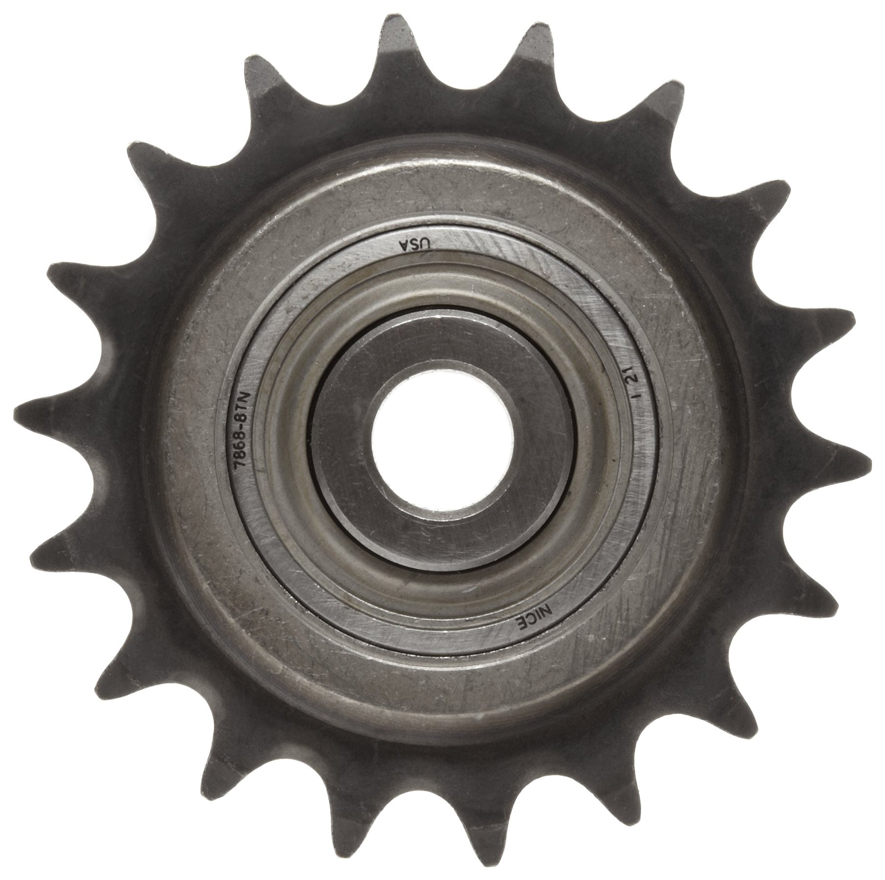 Martin Roller Chain Sprocket, Hardened Teeth, Idler, Type C Hub, Single Strand, 40 Chain Size, 0.5