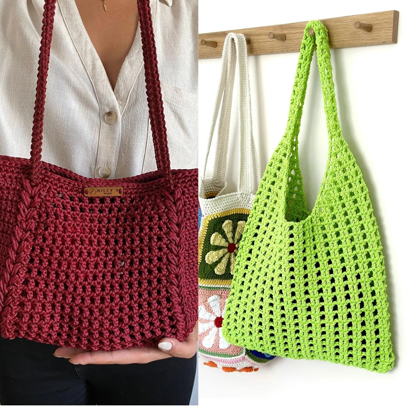 Art of Yarn Polyester Macrame Cord XL 250g 3mm x 142 Yards Crochet Macrame Rope Bag Crafts Wall Polypropylene Hangings Hilo String Twine Rug Thread Gift for Knitting 1 Skein Navy Blue 99162