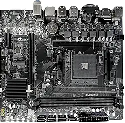 Placa Mãe A320 DDR4 AMD Ryzen 1ª a 5ª Geração Conector M.2 2280 NVMe PCIe 3.0 Conector SATA III
