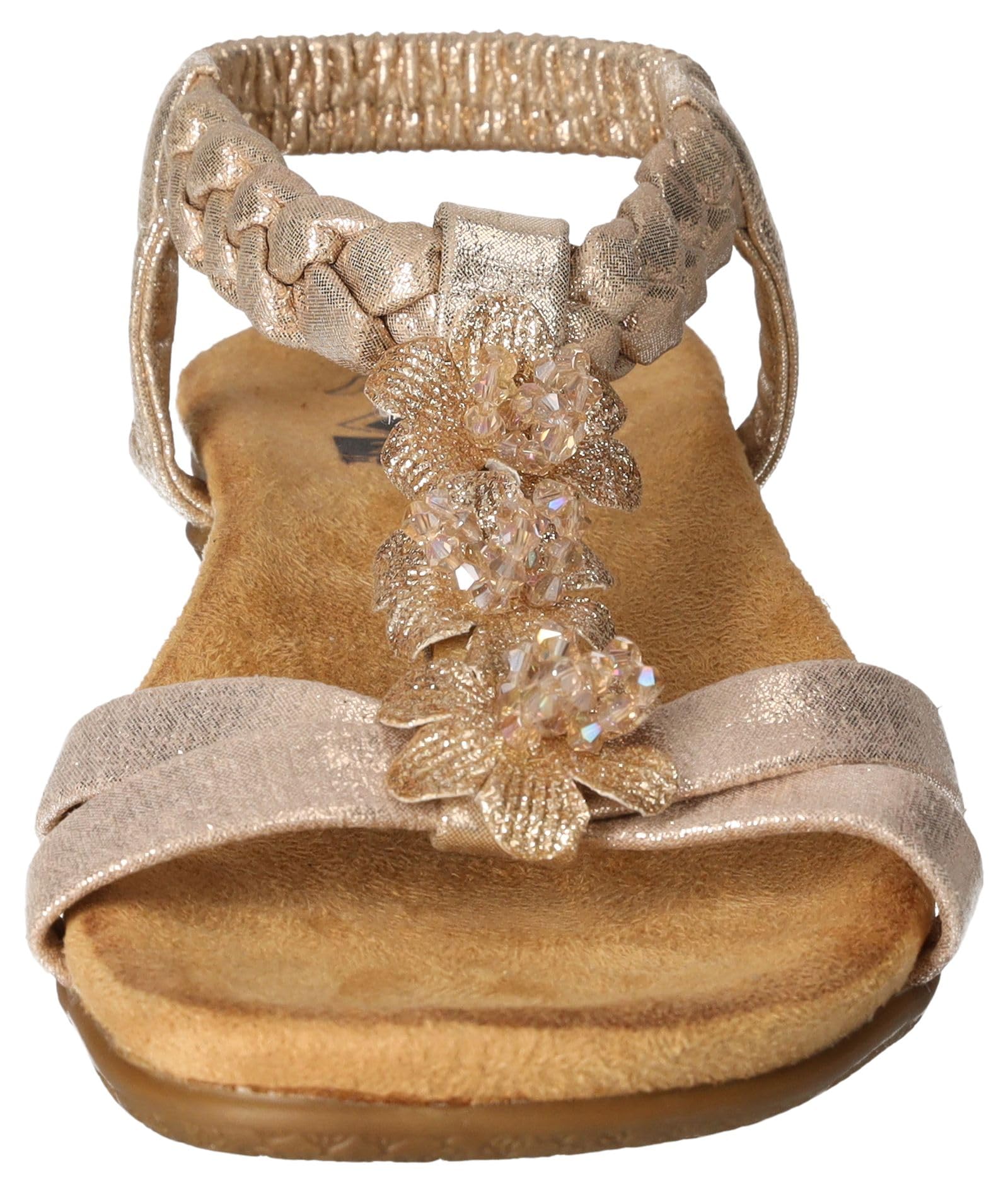 2Go Fashion Damen 8018-815-9 Flache Sandale