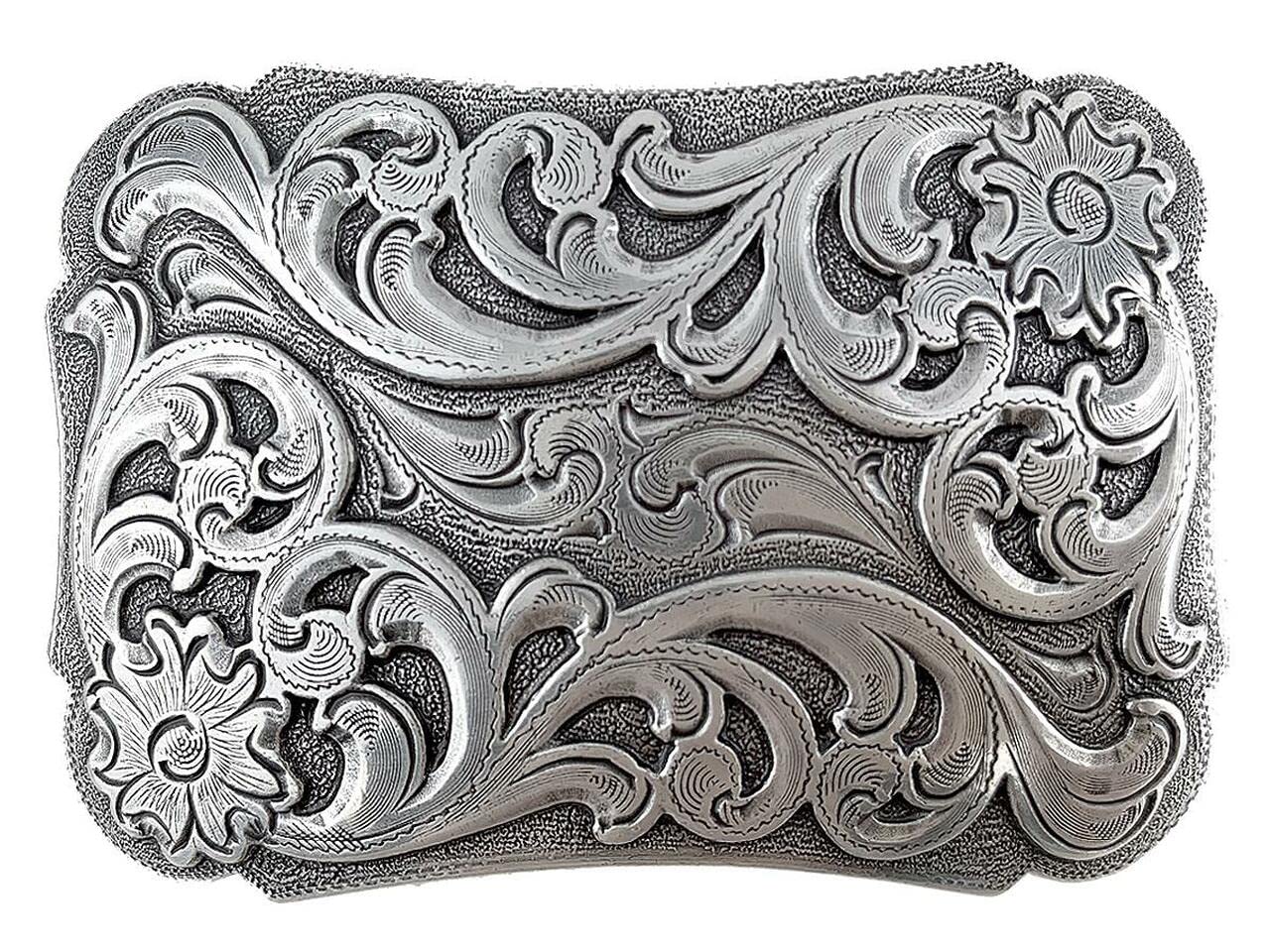 Western Floral Dogs Birds Star Replacement Belt Buckle Fits 1-1/2"(38mm) Belt Strap-Multi-Style Options