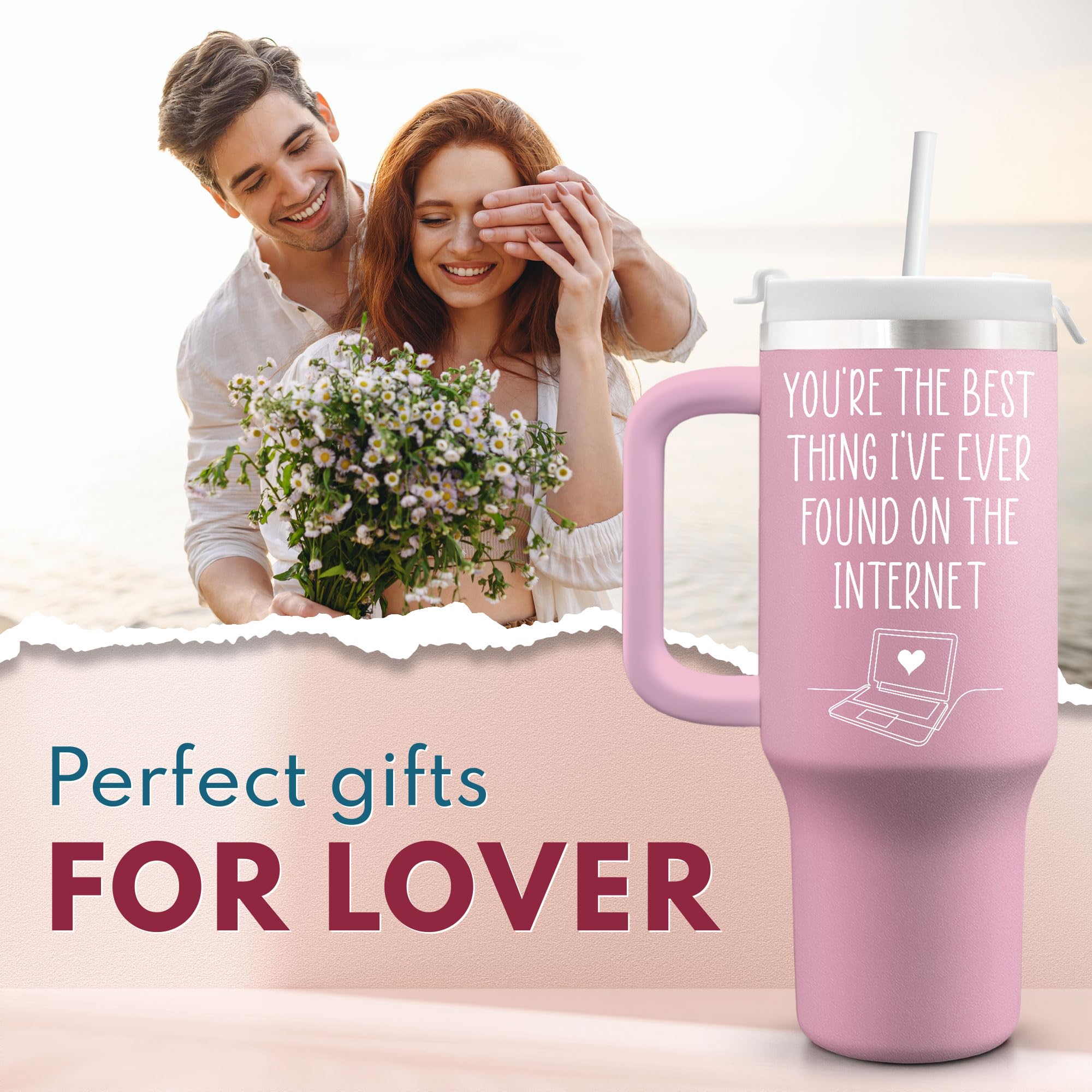 Pandzee 40oz Tumbler Gifts For Wife