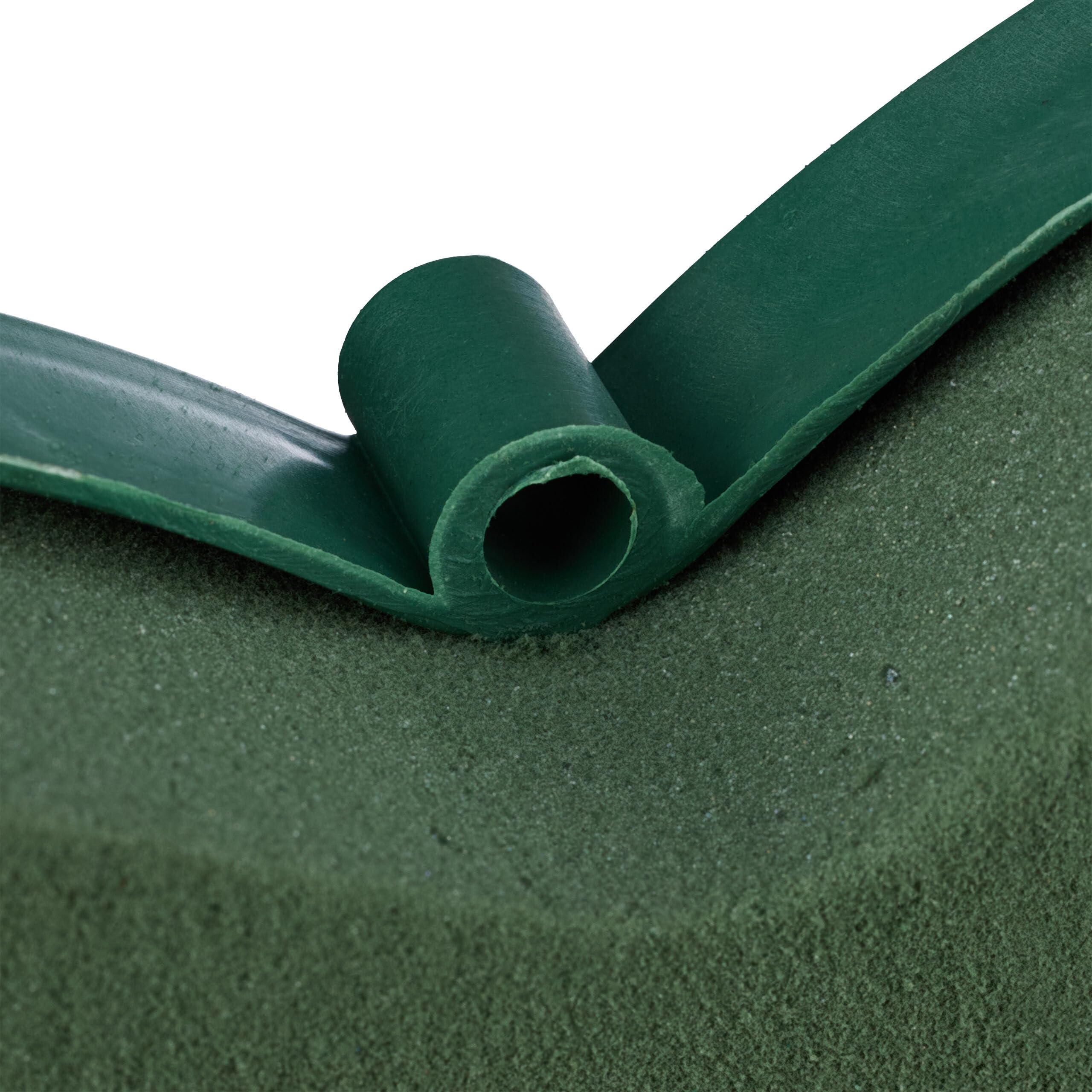 Relaxdays Spugna per Fiori Freschi e Secchi, Set 2 Cuori in Schiuma Floreale, 24x23x4 cm, Base Ghirlanda Fioristi, Verde