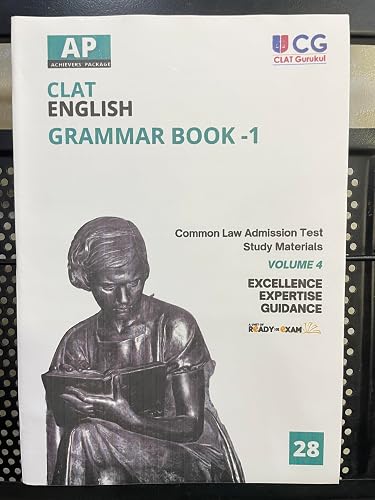 CLAT English - Grammar Book 1 - Volume 04 with Concepts