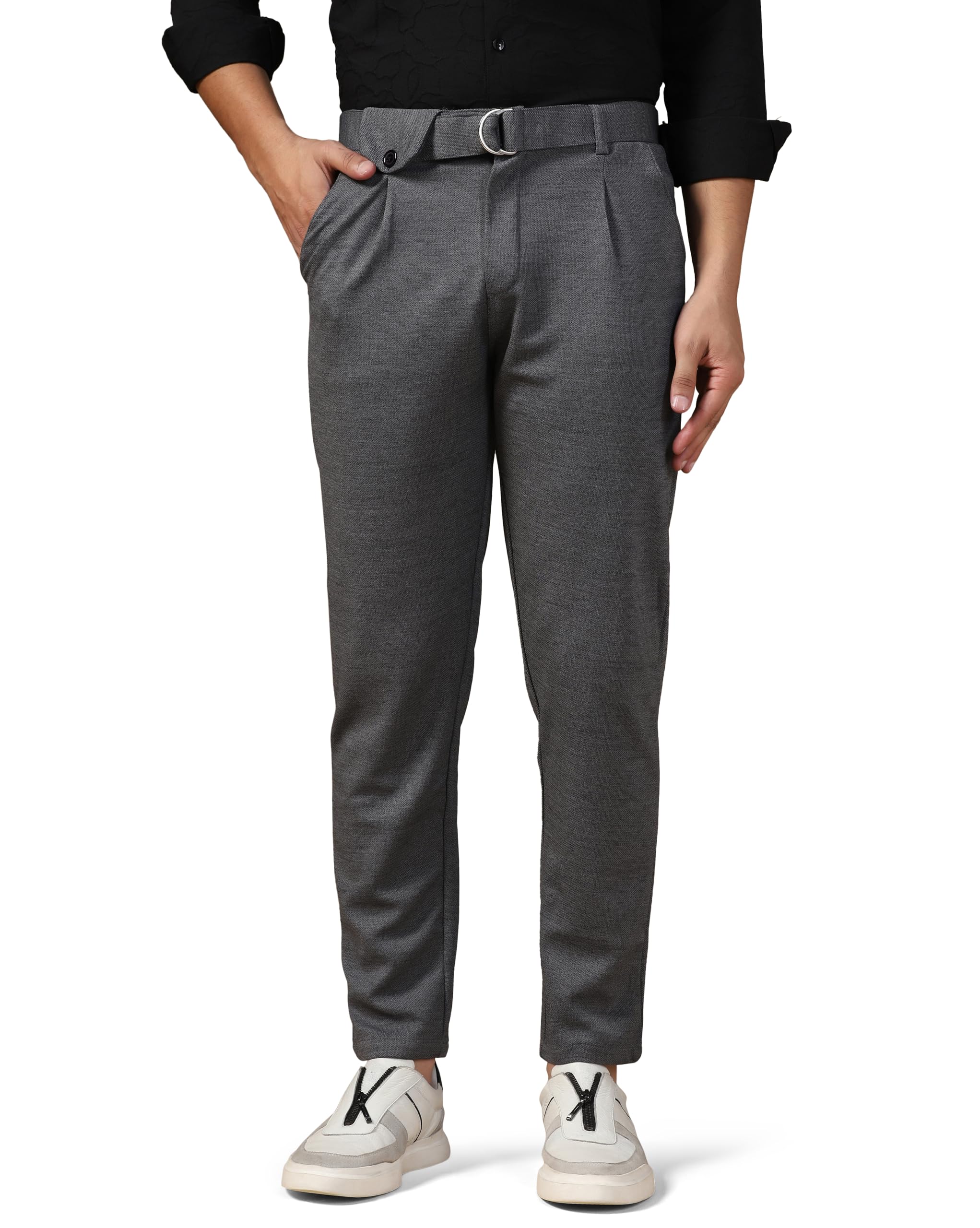 TOPLOT Pantaloni Casual Uomo (Modello 5223) - Misto Poliestere, Vestibilità Moderna, Pieghe Resistenti - Ideali Per Ufficio E Tempo Libero