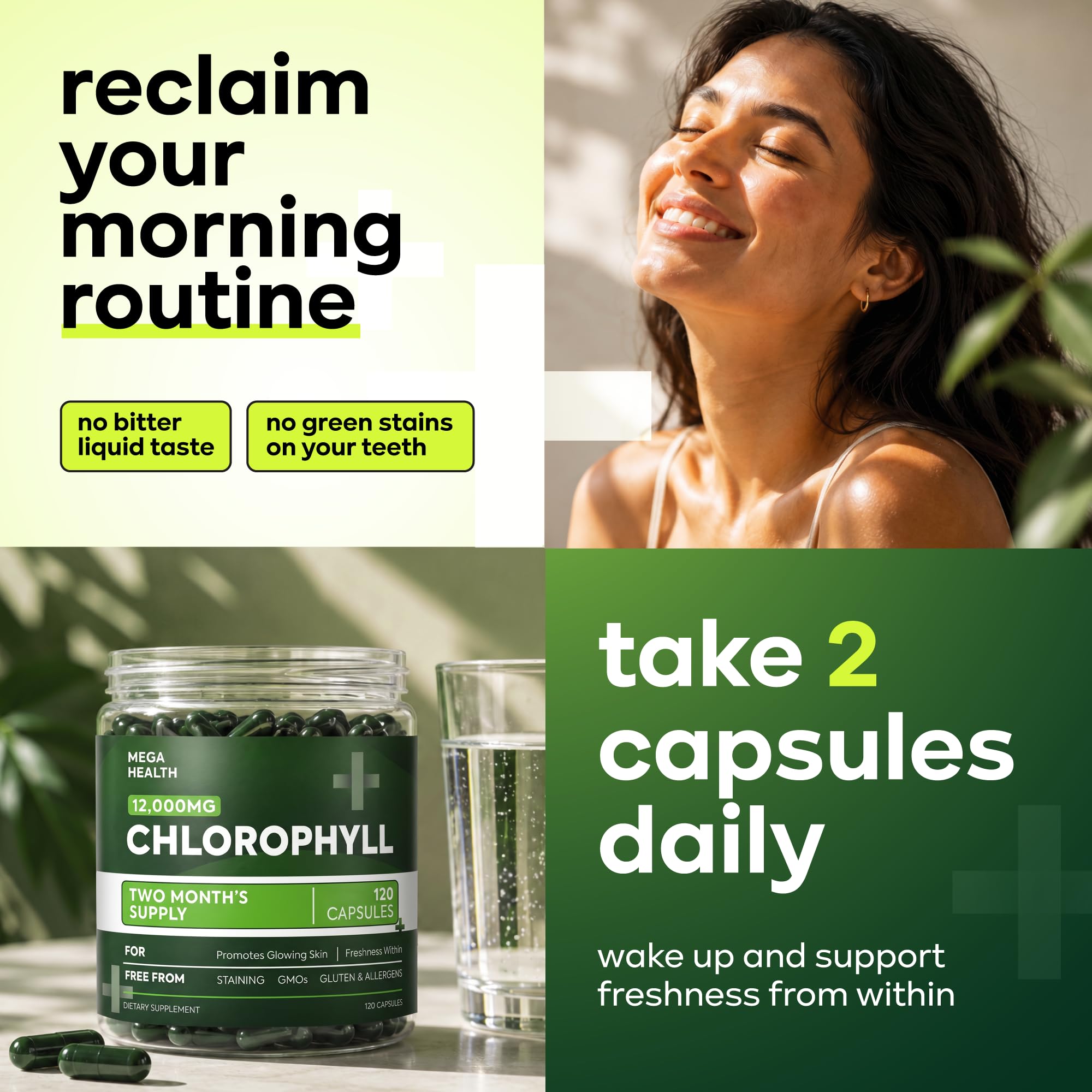 MEGA HEALTH Chlorophyll Capsules - 120 Vegan Chlorophyll Pill — Amazon image 5
