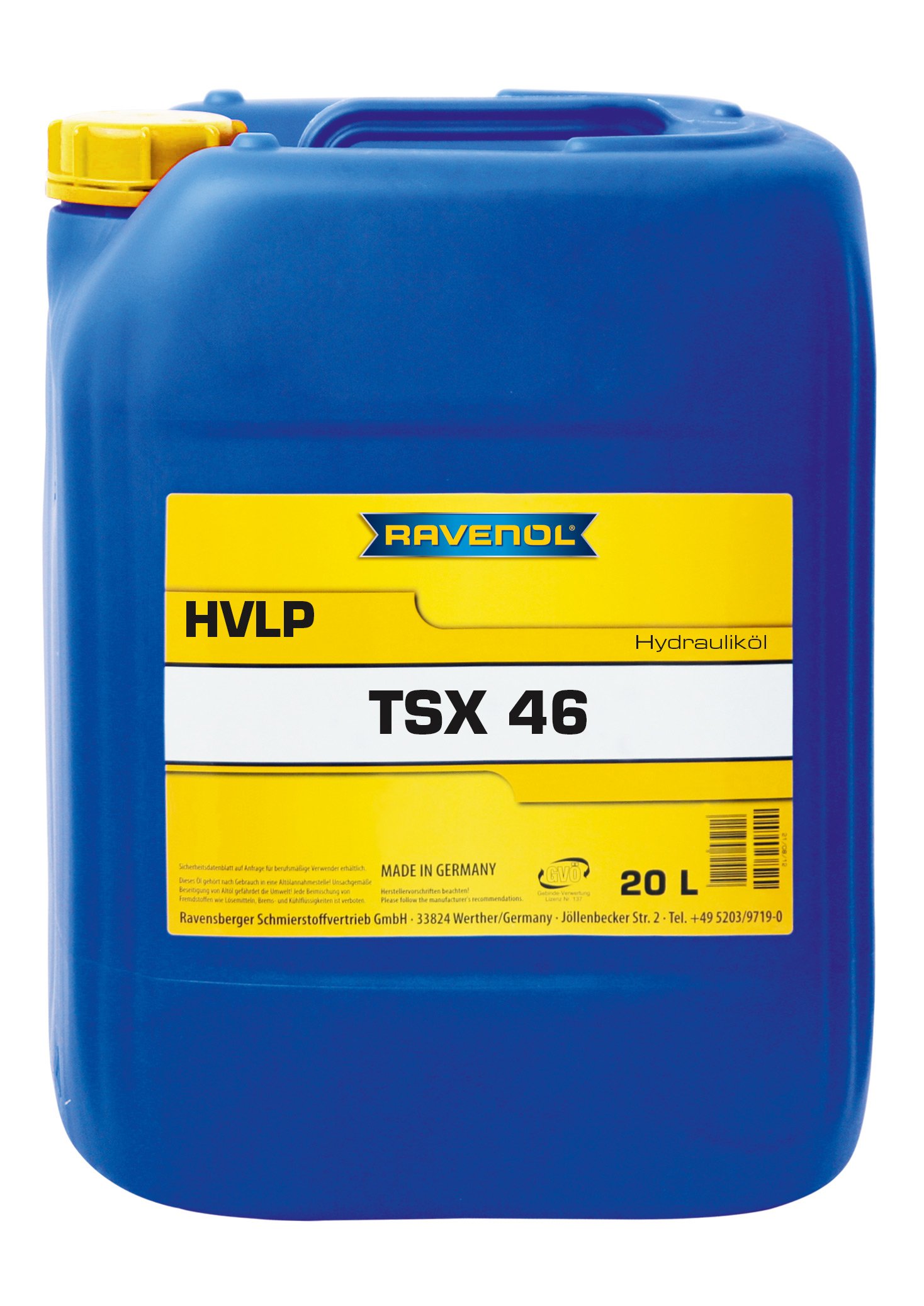 RAVENOL Hydraulikoel TSX 46 (HVLP)