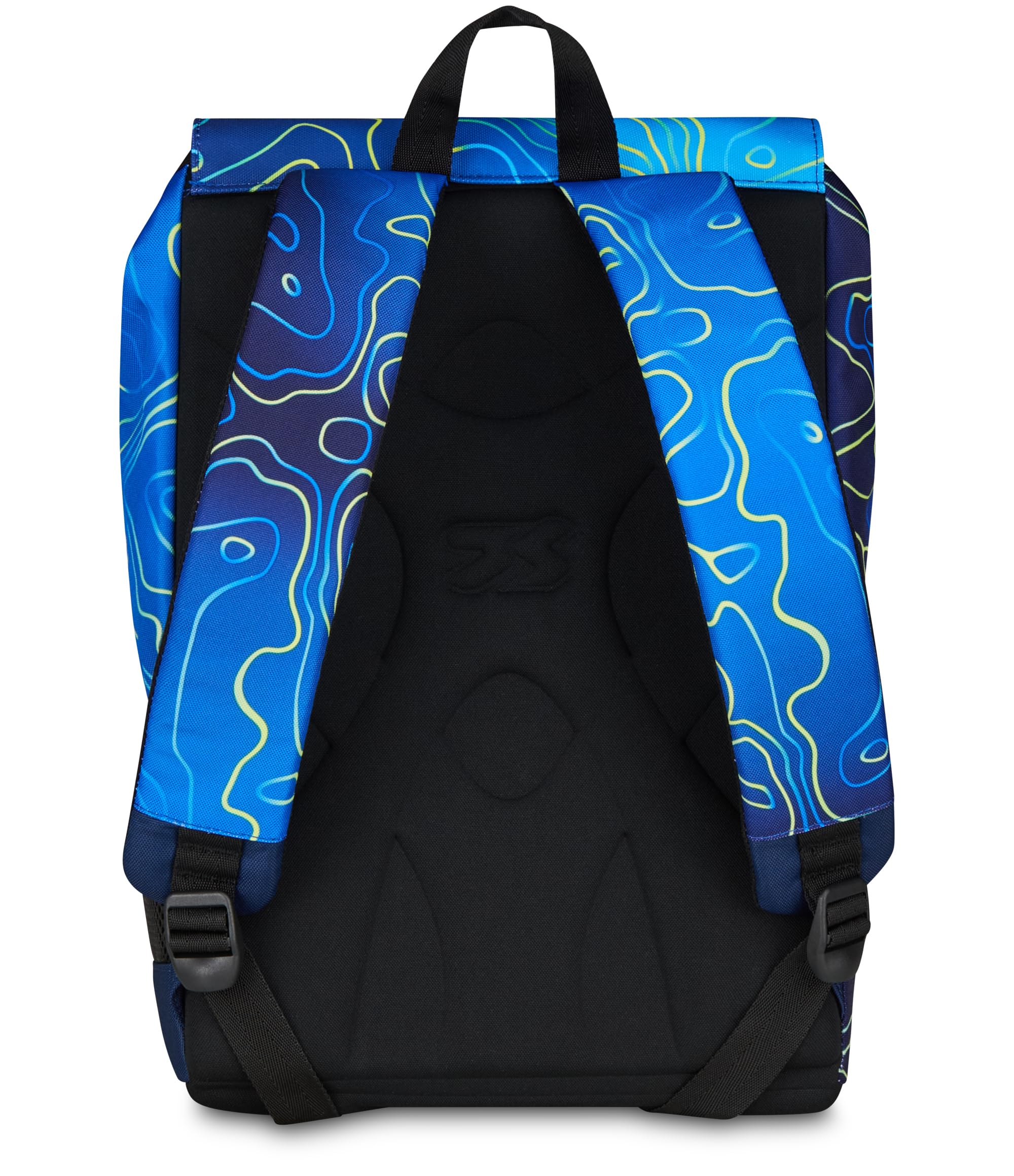 Seven Zaino Doppio Scomparto Estensibile, Blu, Maxi Capienza, Schienale Preformato, Bambino e Ragazzo, Scuola