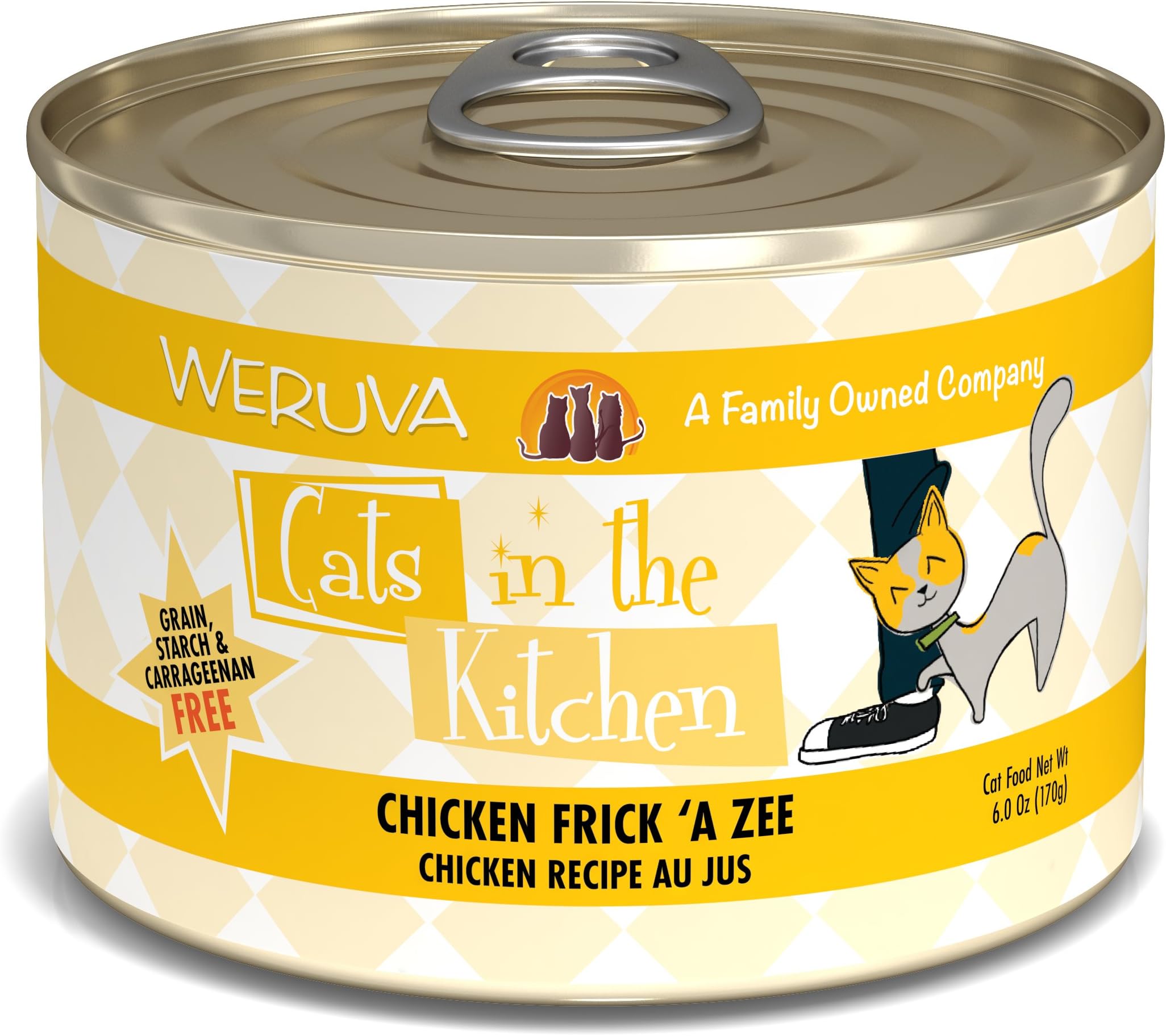 Weruva Cats in the Kitchen Chicken Frick 'A Zee Cat Food (6 oz (24 can case))