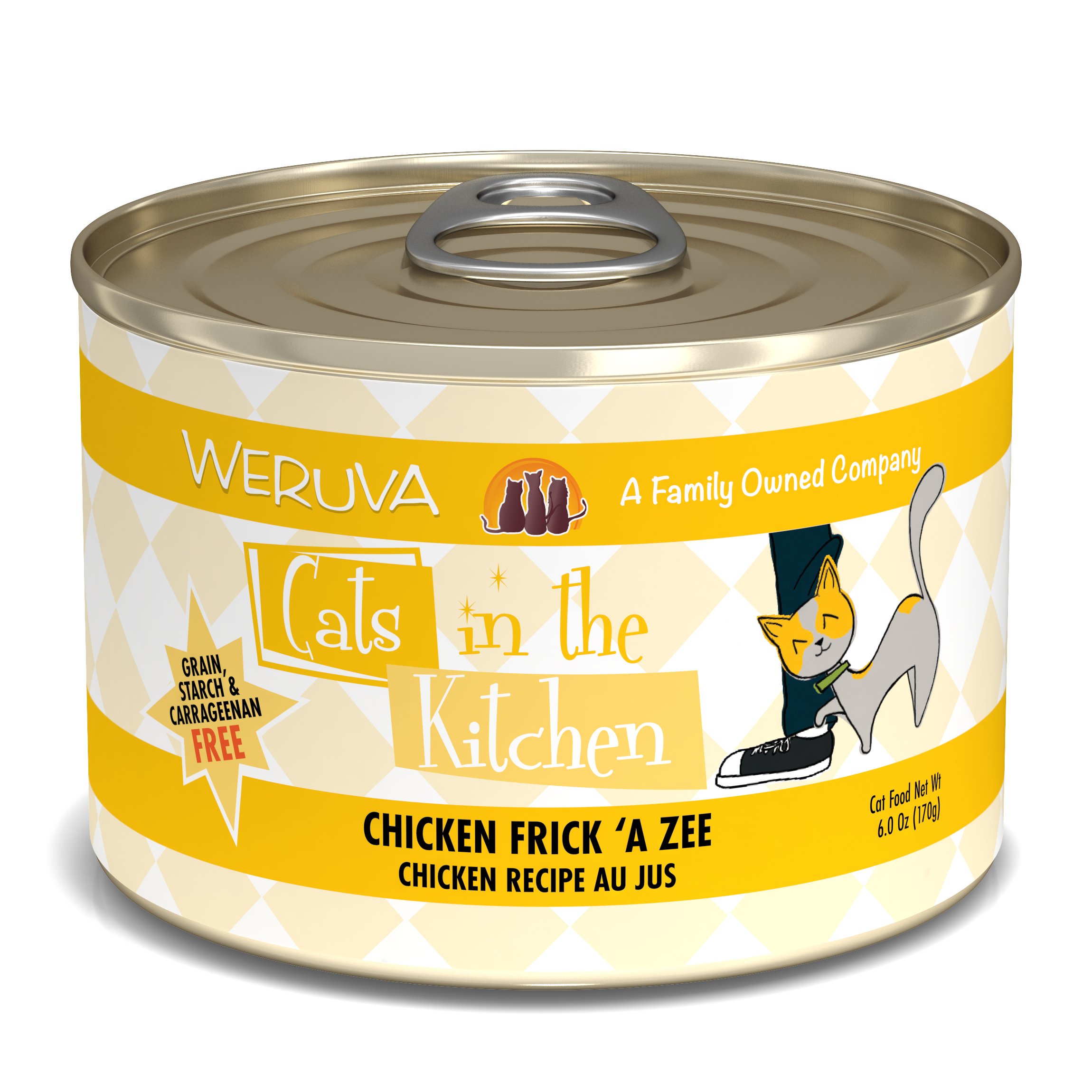 Weruva Cats in the Kitchen Chicken Frick &#039;A Zee Cat Food (6 oz (24 can case))