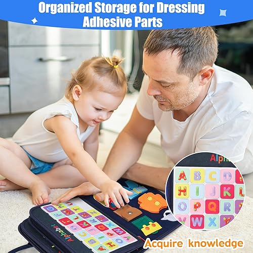 Miniatura 6 de GrainBuds Montessori - Juguetes de mesa para niños pequeños de 1 a 3 años, juguetes Montessori, juguetes educativos sensoriales de viaje, regalos