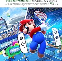 Vista 5 de MVPTGRS VR Headset for Nintendo SwitchSwitch OLED Model, Switch Virtual Reality Glasses Upgraded with Adjustable HD Lenses and Pupil Distance, Labo