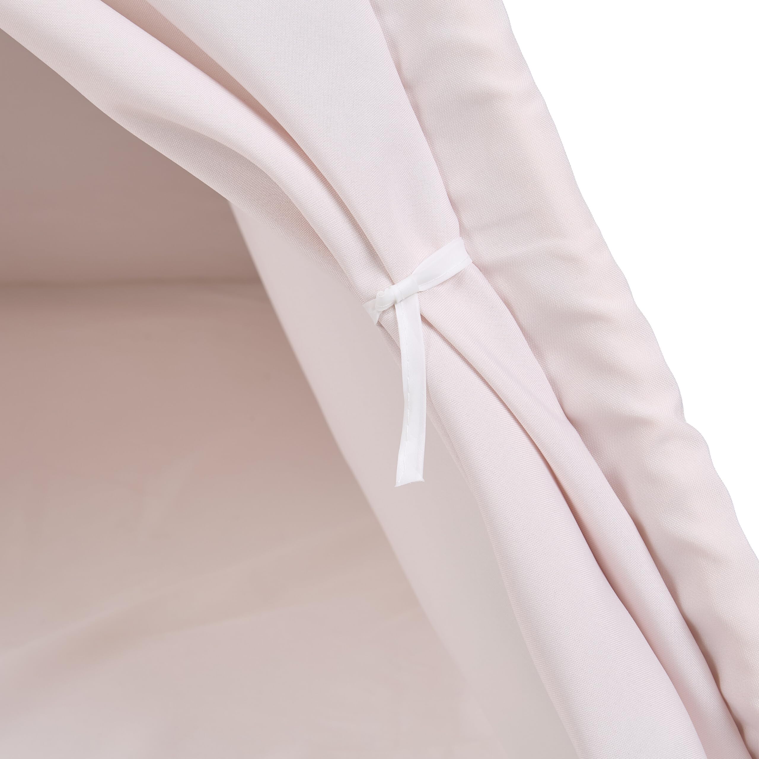 Relaxdays Tenda Bambini Capanna Indiana Gioco Tappetino Interni Esterni 158x125x125 cm Beige