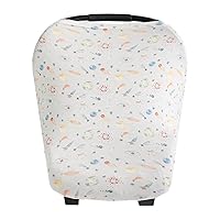 Vista 10 de Copper Pearl Funda multiusos: fundas de asiento de automóvil, funda de lactancia y funda de cochecito para el sol, tela elástica, uso para todas