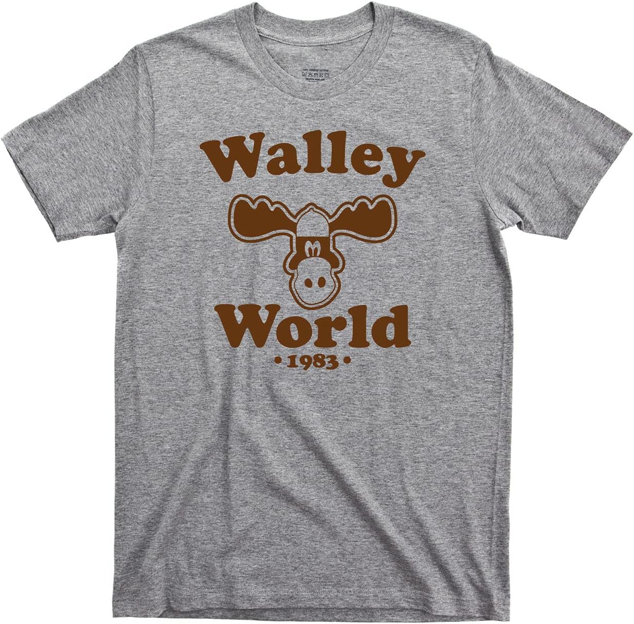 Griswold Vacation Wally World T Shirt Chase John Hughes 80s Movies DVD Tee Grey