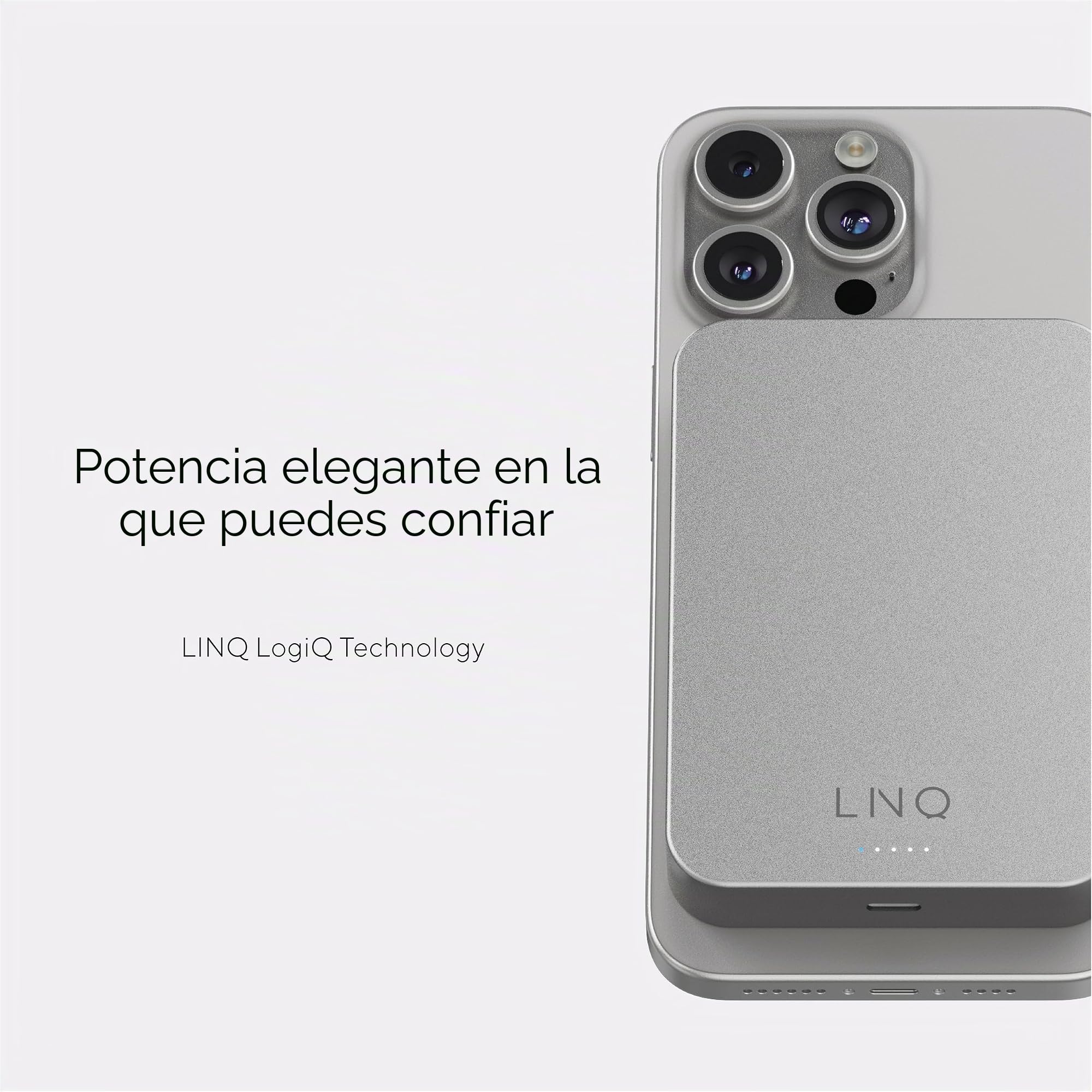 LINQ - Batería Externa magnética inalámbrica de 10.000 mAh