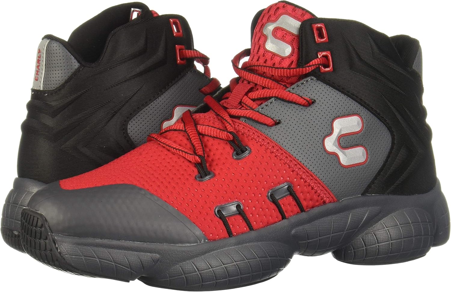 CHARLY 1038042 Zapatillas de Baloncesto para Hombre, Color Roj/Gri, 25 :  Amazon.com.mx: Ropa, Zapatos y Accesorios