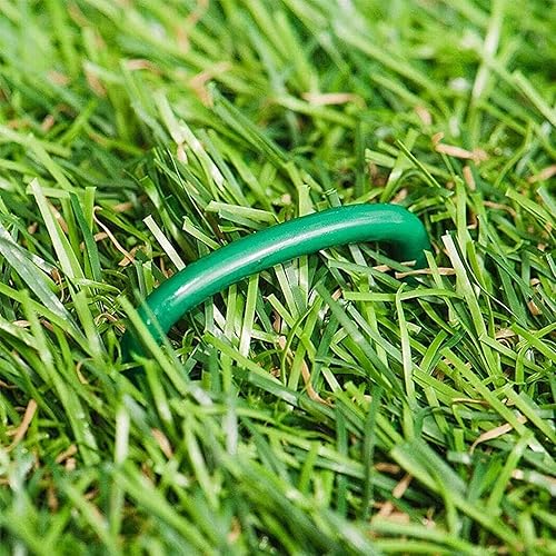 Miniatura 5 de 100 estacas galvanizadas de 6 pulgadas para paisaje, pasadores de césped resistentes antioxidantes, calibre 11, estacas para plantas para barrera de