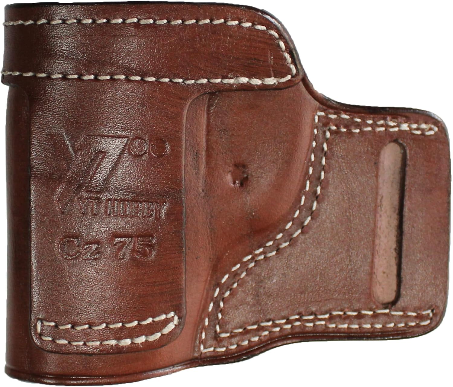 YT HOBBY Fast Draw Outside The Waist Band OWB Carry Handmade Leather Gun Holster