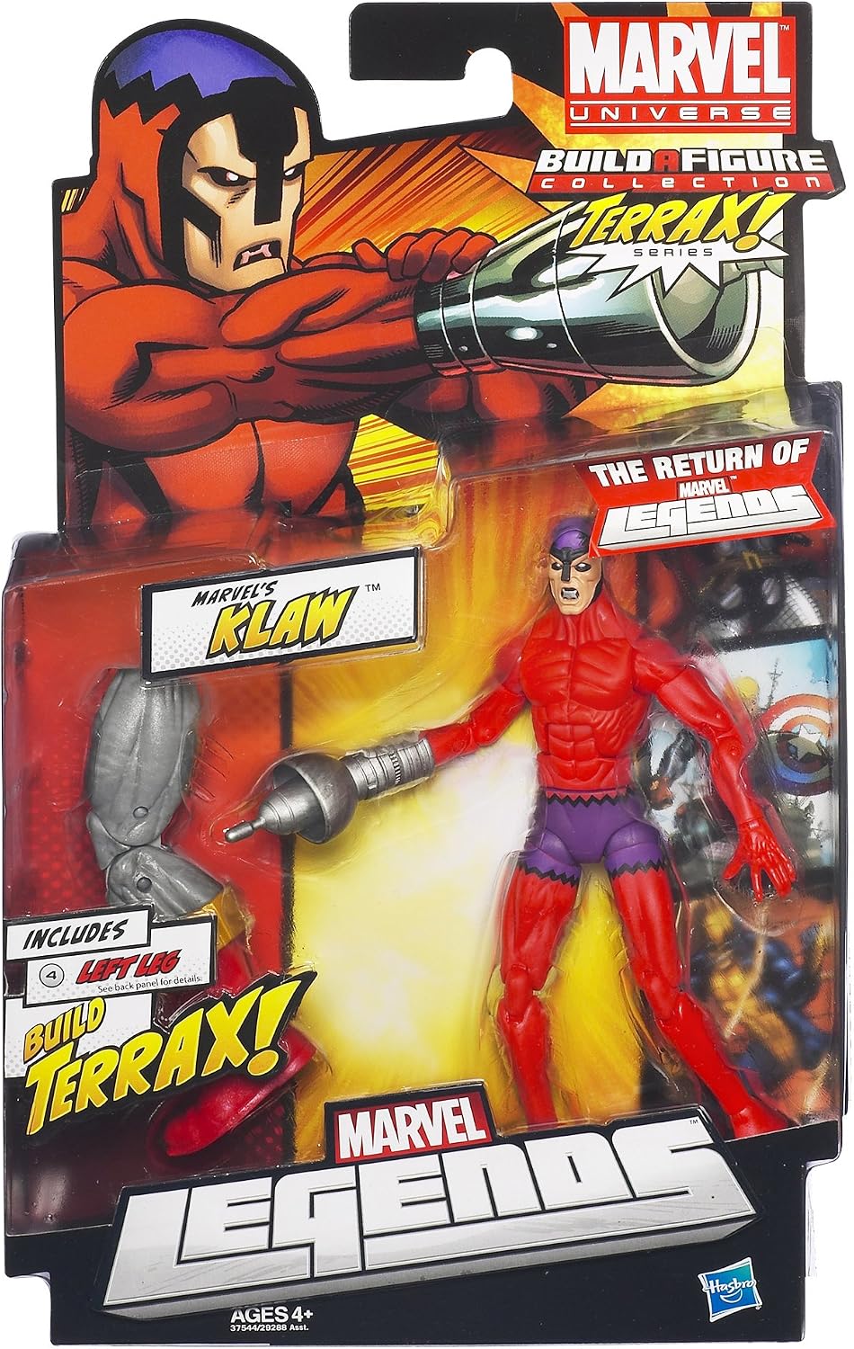 Marvel Universe Marvel's Klaw Figure 6 Inches