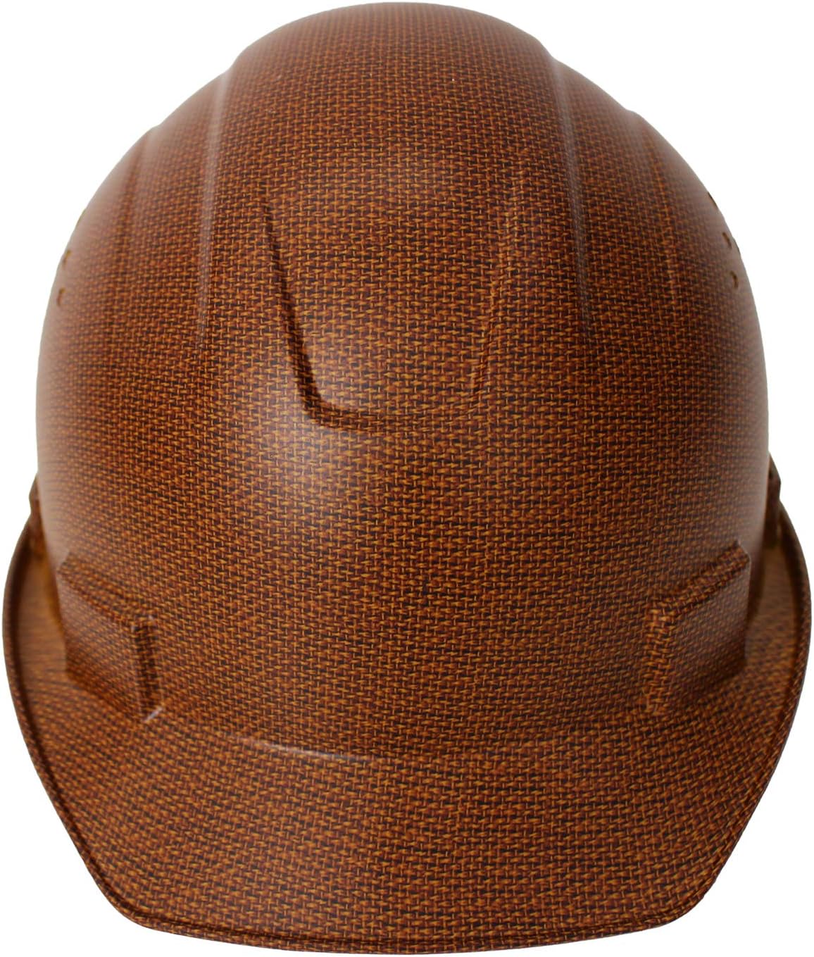 RK Safety RK-HP34 Hard Hat Cap Style with 4 Point Ratchet Suspension (1 EA, Brown)