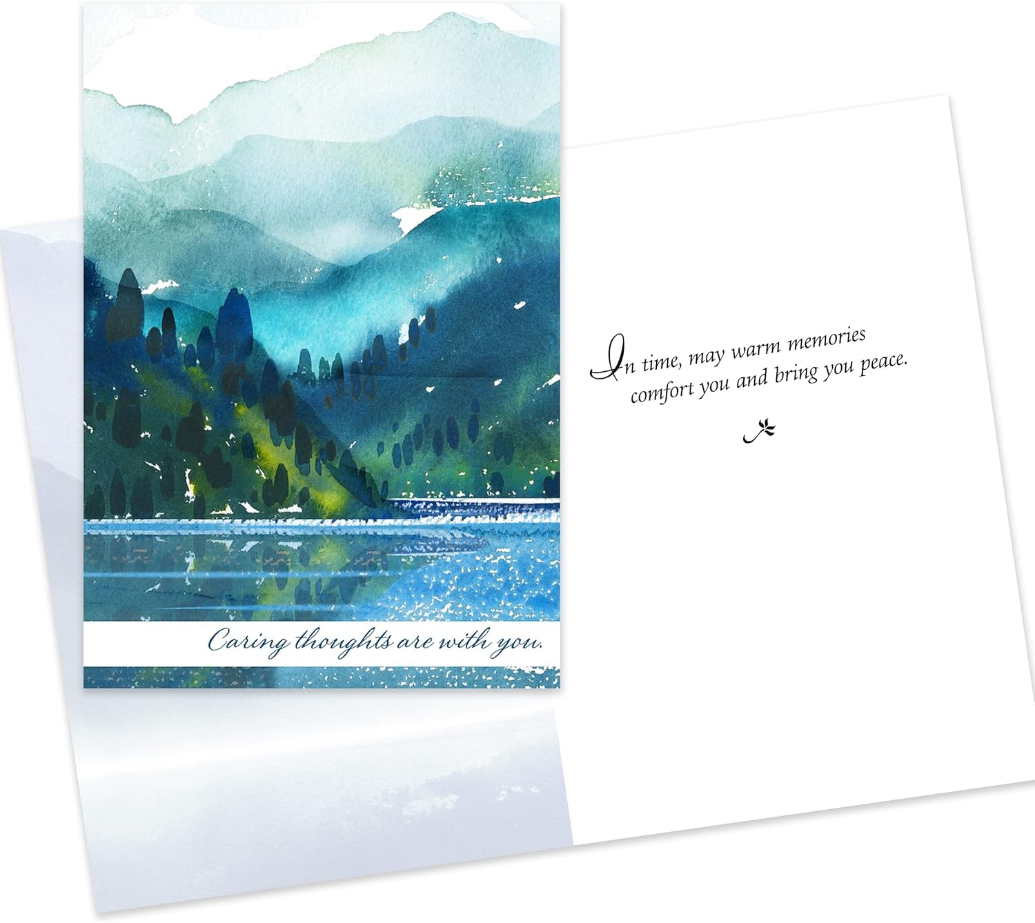 Hallmark Business (25 Pack) Assorted Sympathy Greeting Cards (Gentle Reflections) for Customers or Employees