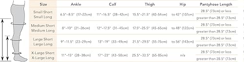 Miniatura 3 de Ease - Medias de compresión firme con punta abierta y opacas, 30-40 mmHg (negro, mediano largo)