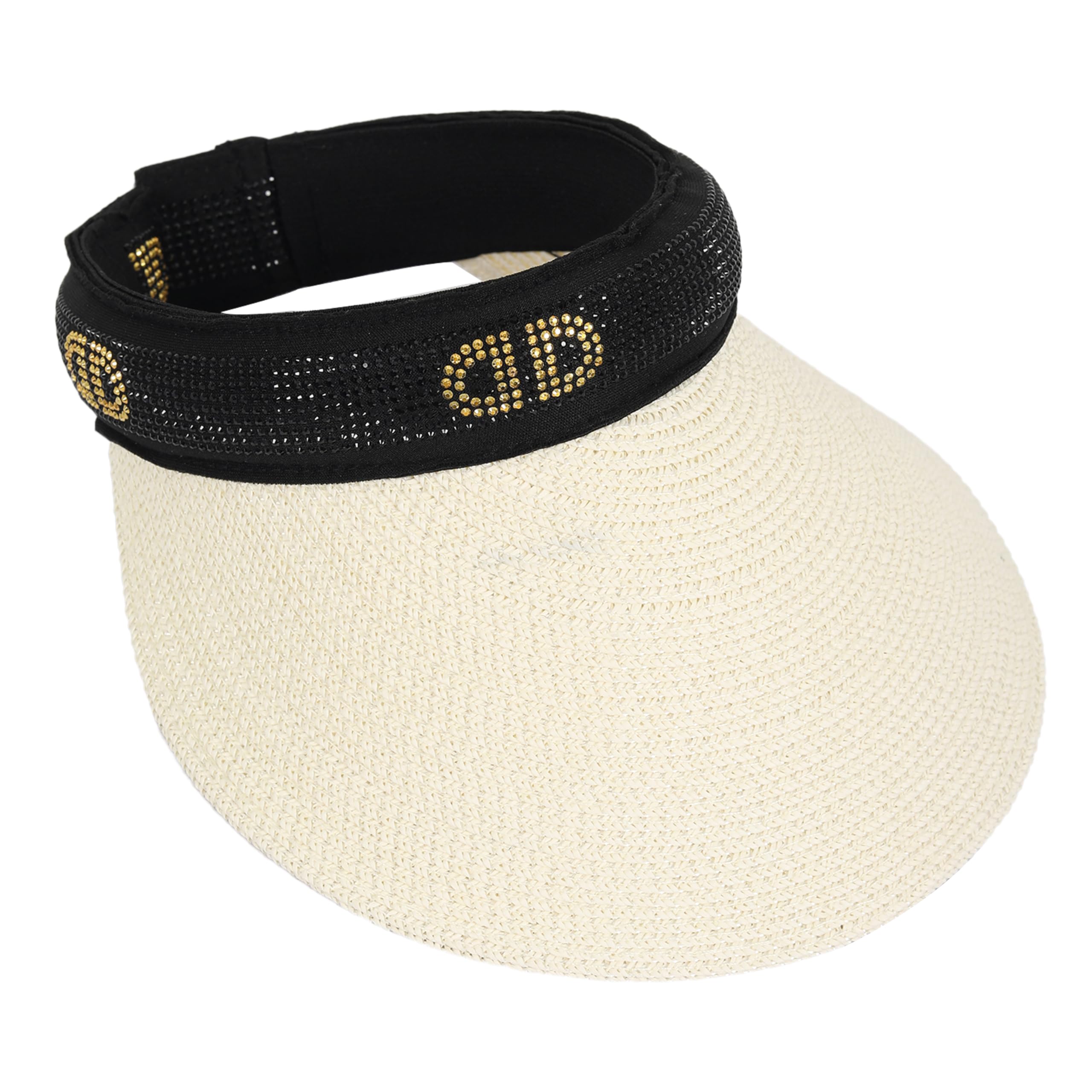 fabseasons Slip-on Sun Visor Hats for Girl & Women, Perfect for Travel, Sports & Summer Outdoors-picture-17