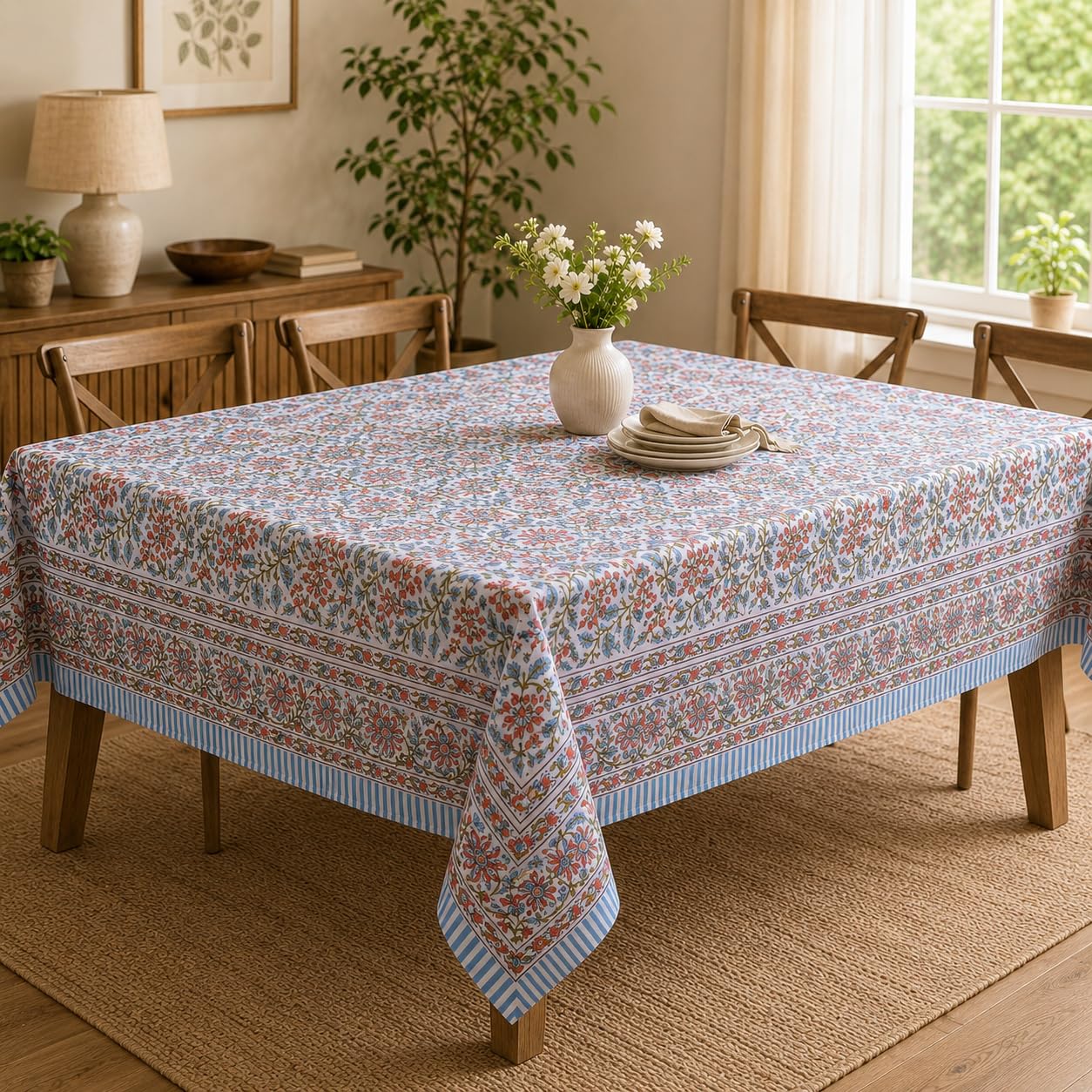 Nappe lavable coton pour protéger la table et réussir votre décoration