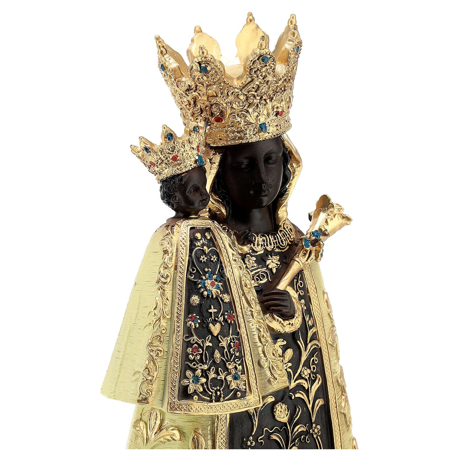 Holyart Statue in resina e PVC: Statua Madonna Nera Altötting resina 20 cm