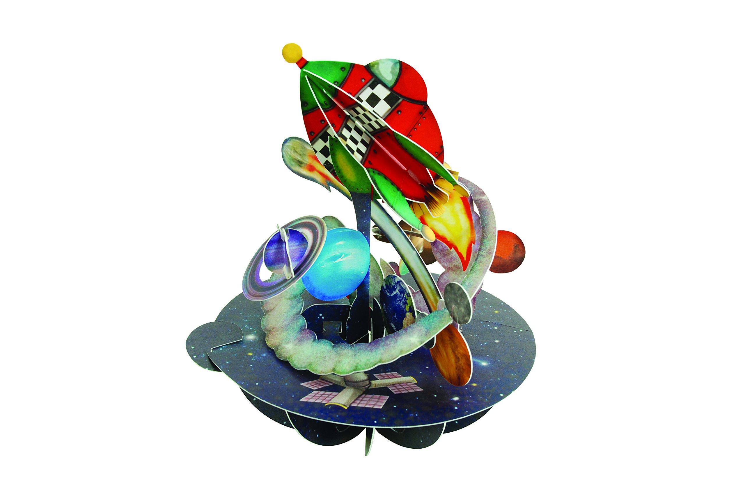 Carte Pop Up Out in Space 3D pour remplacer les cartes ordinaires par un univers magique