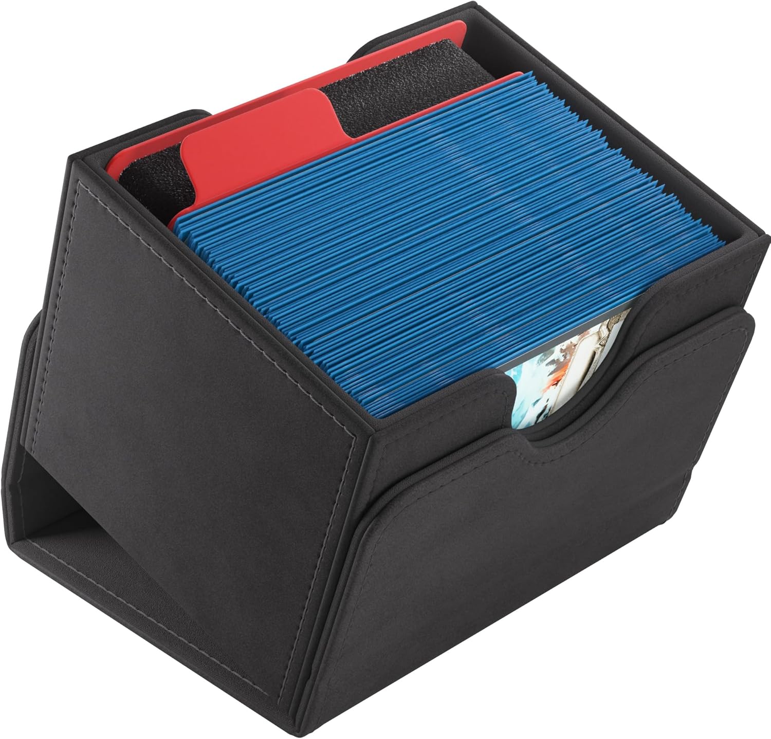Gamegenic Sideloading Sizemorph Divider - Perfect for Deck Boxes, Revolutionary Card Game Accessory for TCGs and LCGs, Adjustable Width from 5 to 30 mm, Red Color, Made by Gamegenic