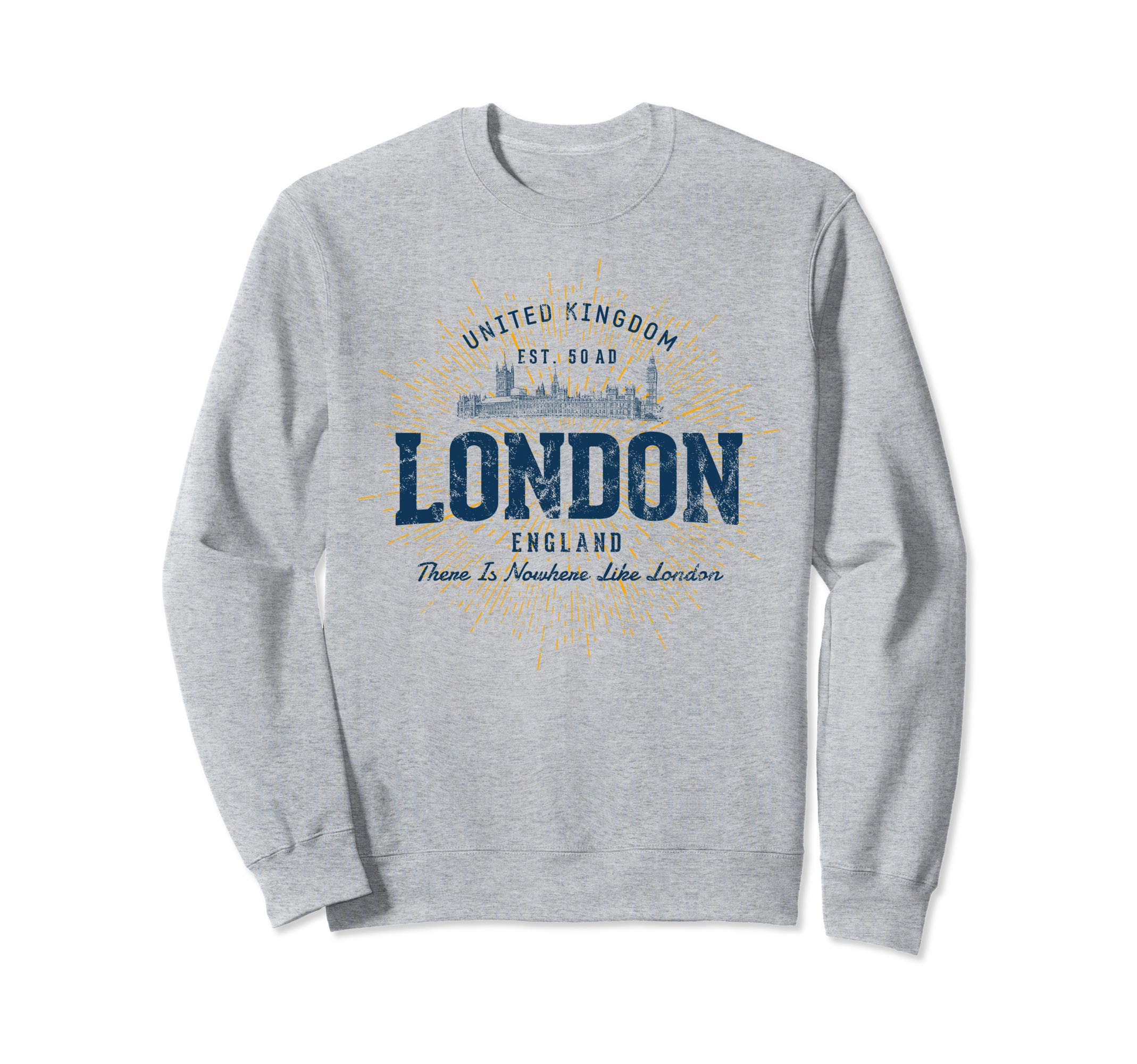 London Souvenirs by TreajaEngland Vintage London Retro SweatshirtOEKO-TEX STANDARD 100