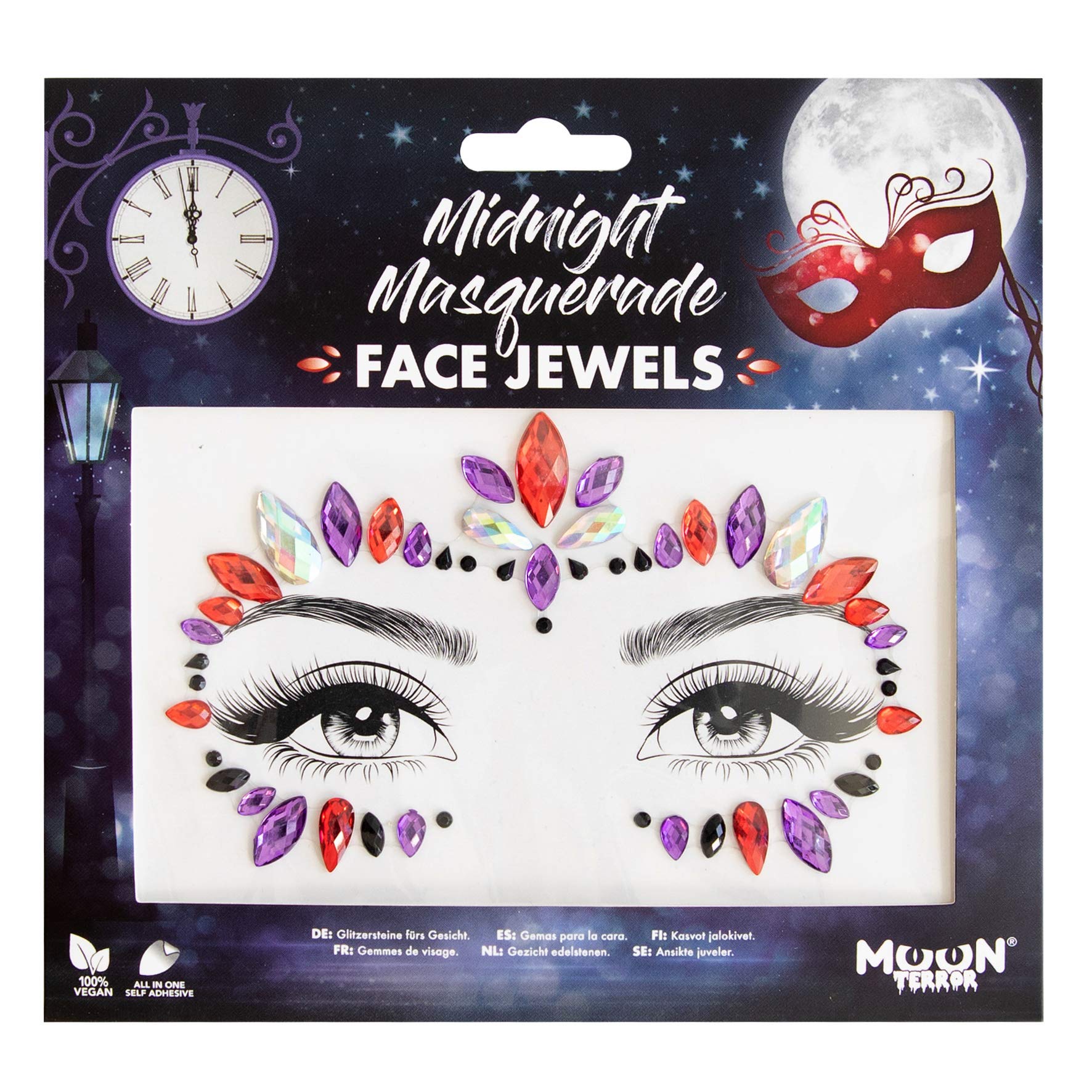 Face Jewels by Moon Terror, dark, Medium