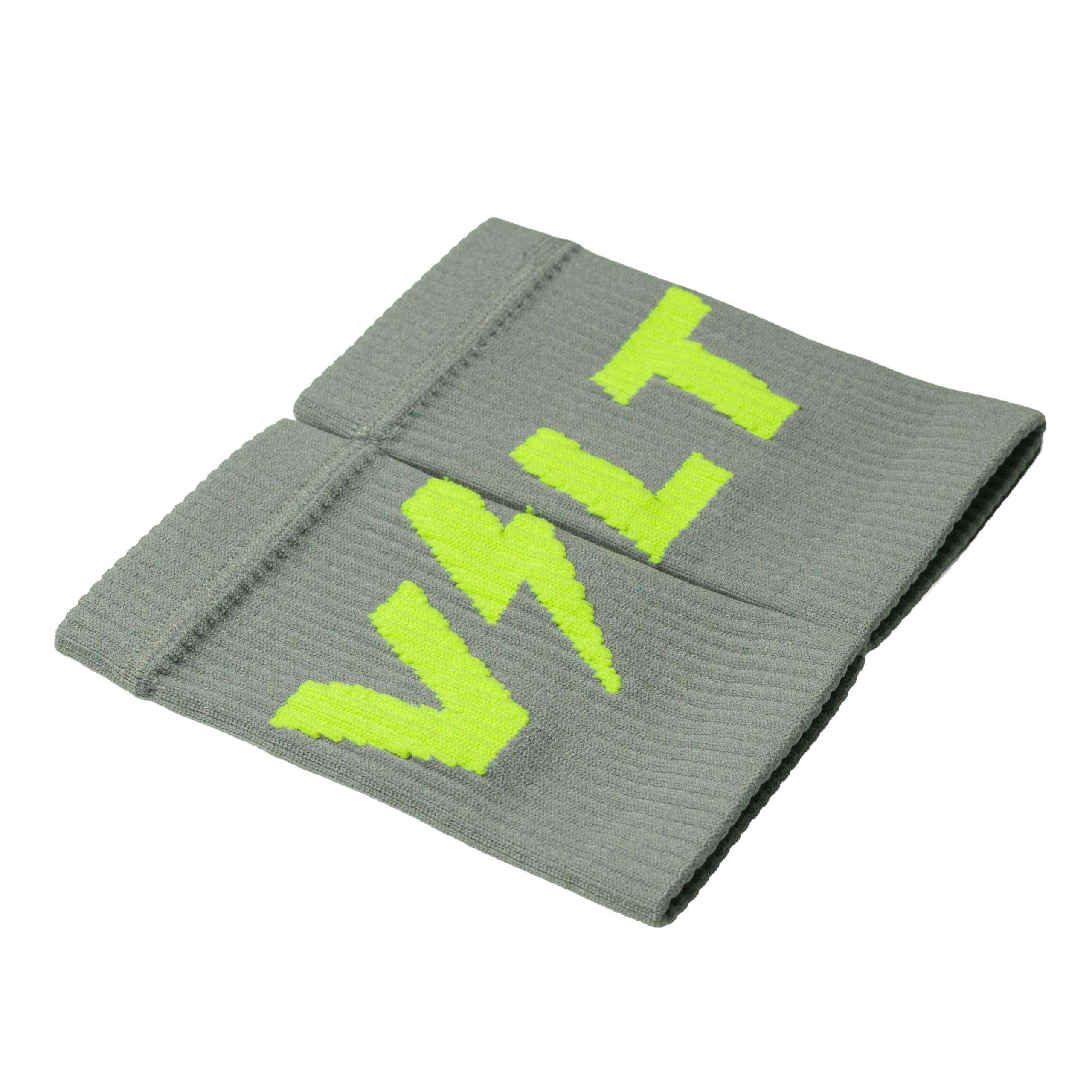 train.VOLT Sweatbands V2 Wrist Sweatbands for Functional Fitness and Cross Training - Moisture-Wicking, Breathable and Quick-Dry - Light Grey/Yellow - Magnets - Yes
